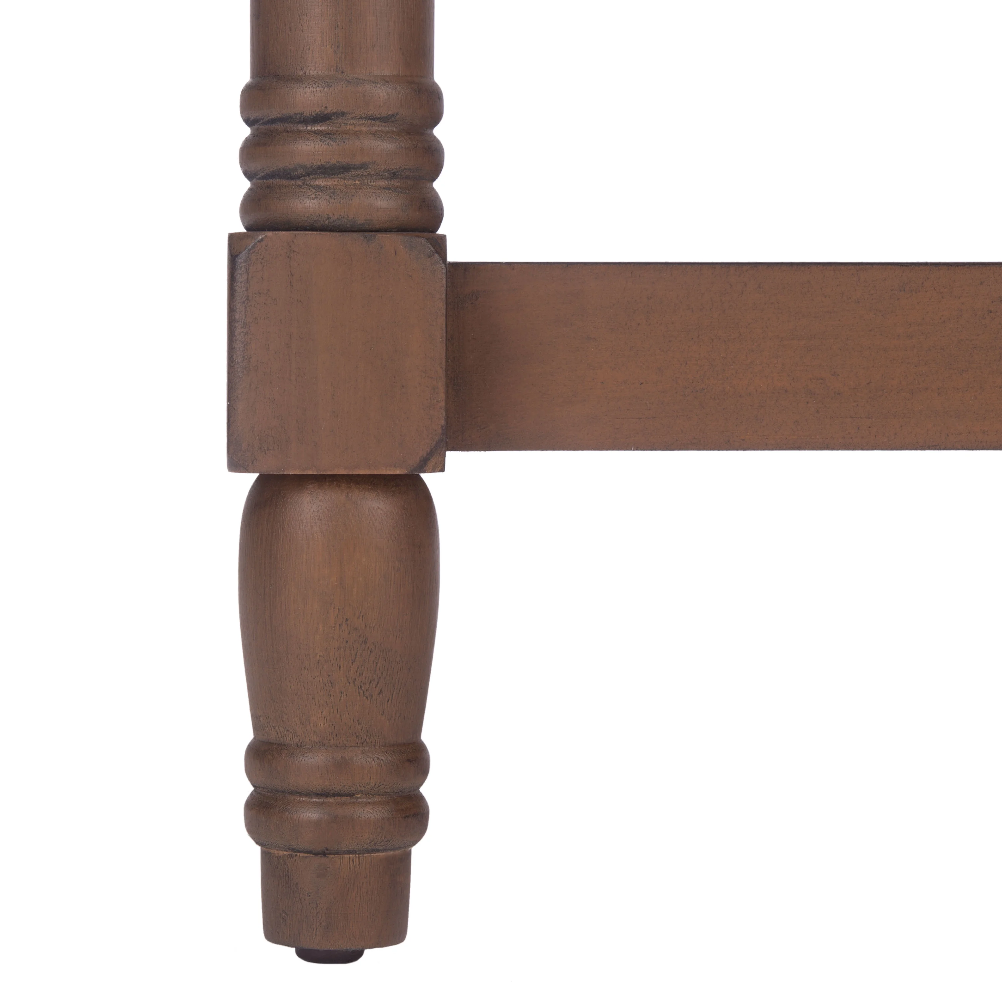 SAFAVIEH Cassie Amish Style Brown Rectangle Wood End Table (19.8 in. W x 15 in. D x 30 in. H)