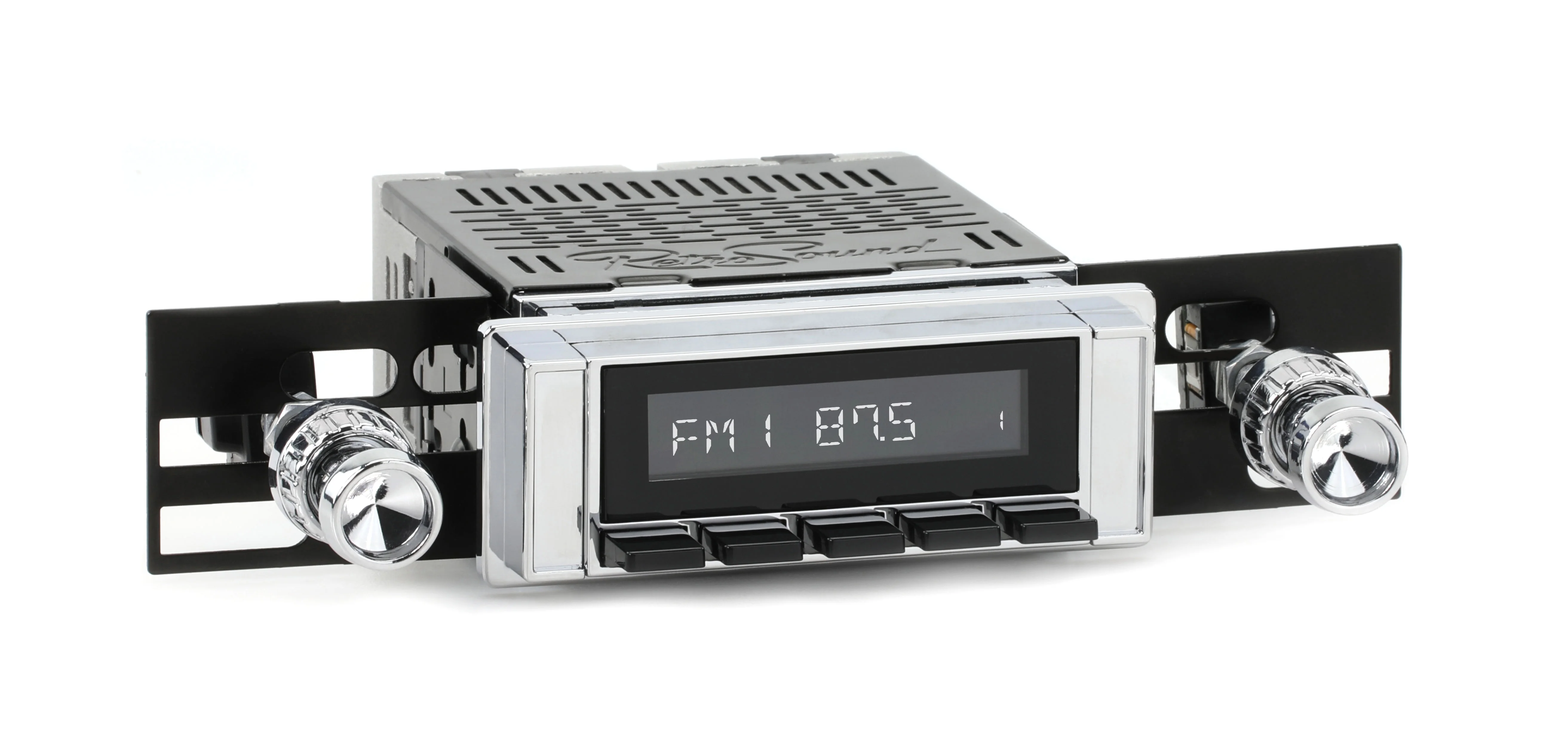 RetroRadio Compatible with 1964-66 GMC C/K Series Truck Features Include Bluetooth, AUX, AM/FM LACB-M1-111-04-74G