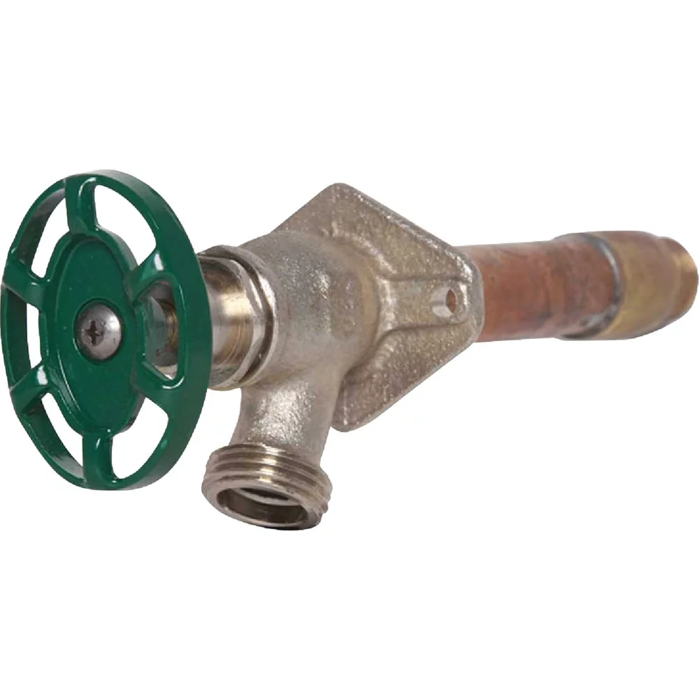 1 PK, Arrowhead Brass 455-10LF-Arrowhead Brass 1/2 In. FIP x 3/4 In. MIP x 10 In. Standard Frost Free Wall Hydrant