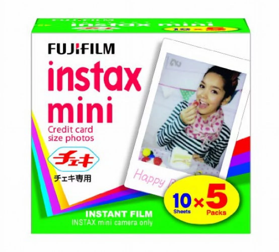 FUJIFILM Instax Mini Cheki Film 5pack(10picture X5)