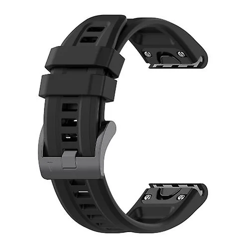 For Garmin Fenix 6 Pro 22mm Silicone Solid Color Watch Band