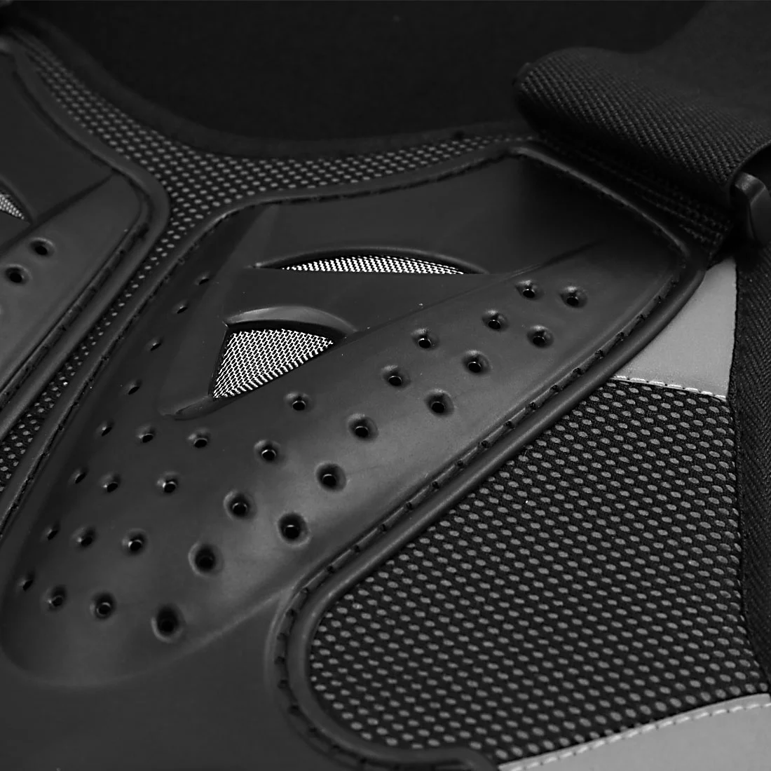 Unique Bargains Black Adult Motorcycle Protective Body Armor Vest Guard Protector Jacket Gear XL