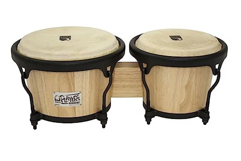 Toca 2600N Player's Series Wood Bongos - Natural Finish