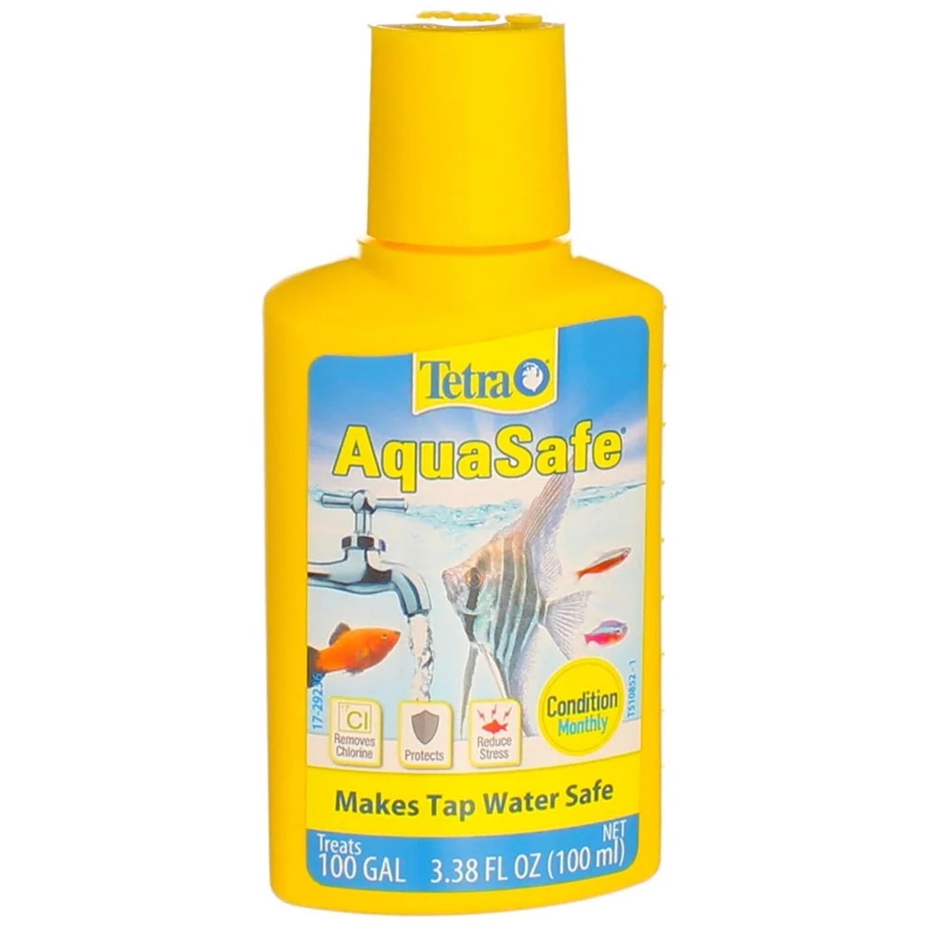Tetra Aquasafe Monthly Maintenance Water Conditioner, 3.38 Oz..