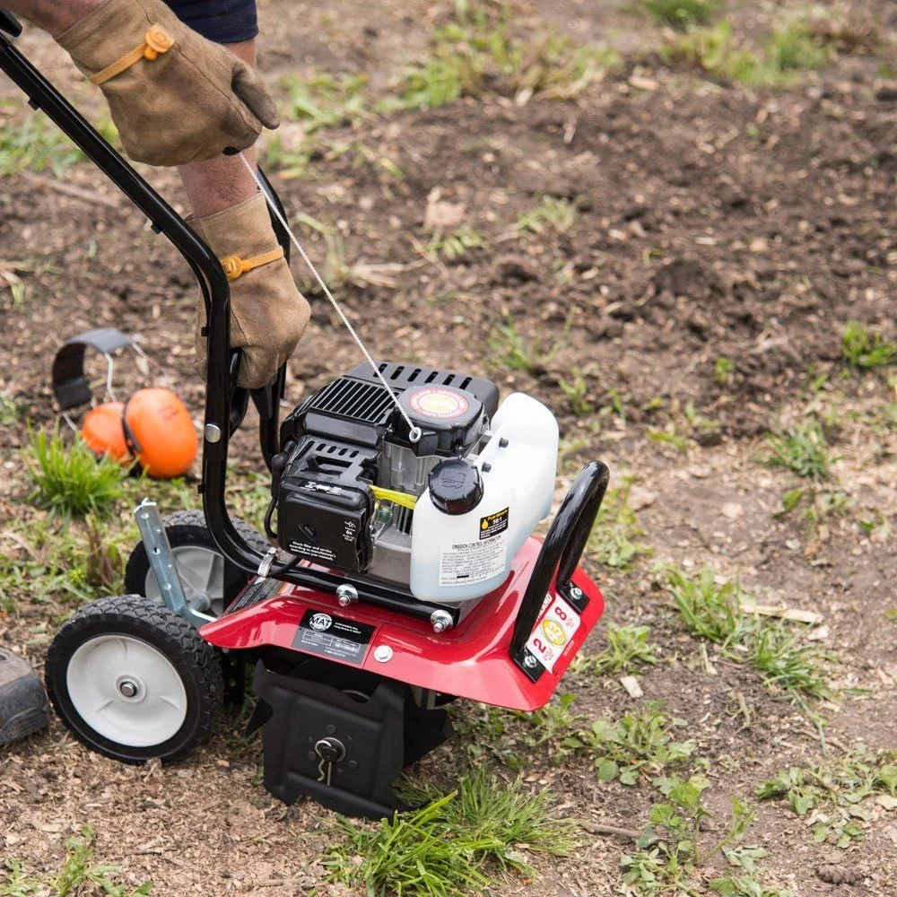 SCV43 Cultivator With 43Cc, 2 Cycle, Full Crankshaft Engine