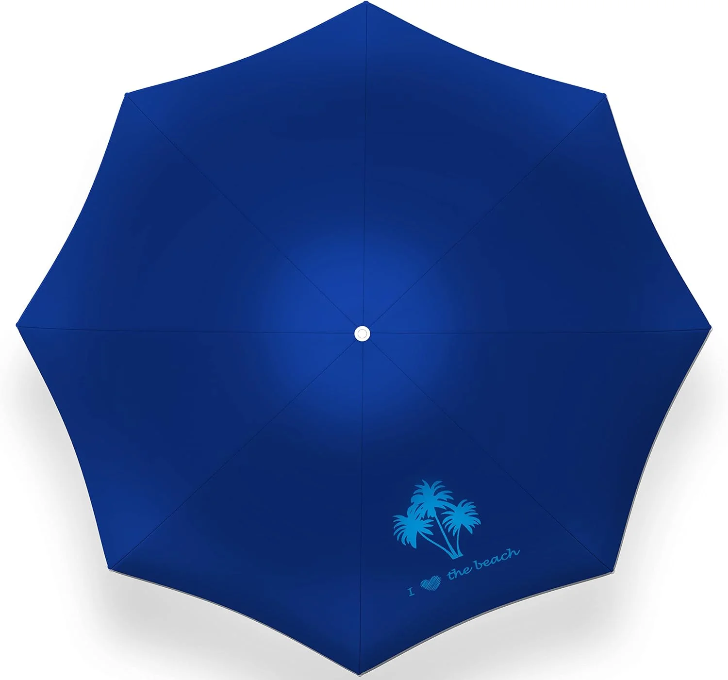 Multi Stripes With Multi-Color Beach Umbrellas