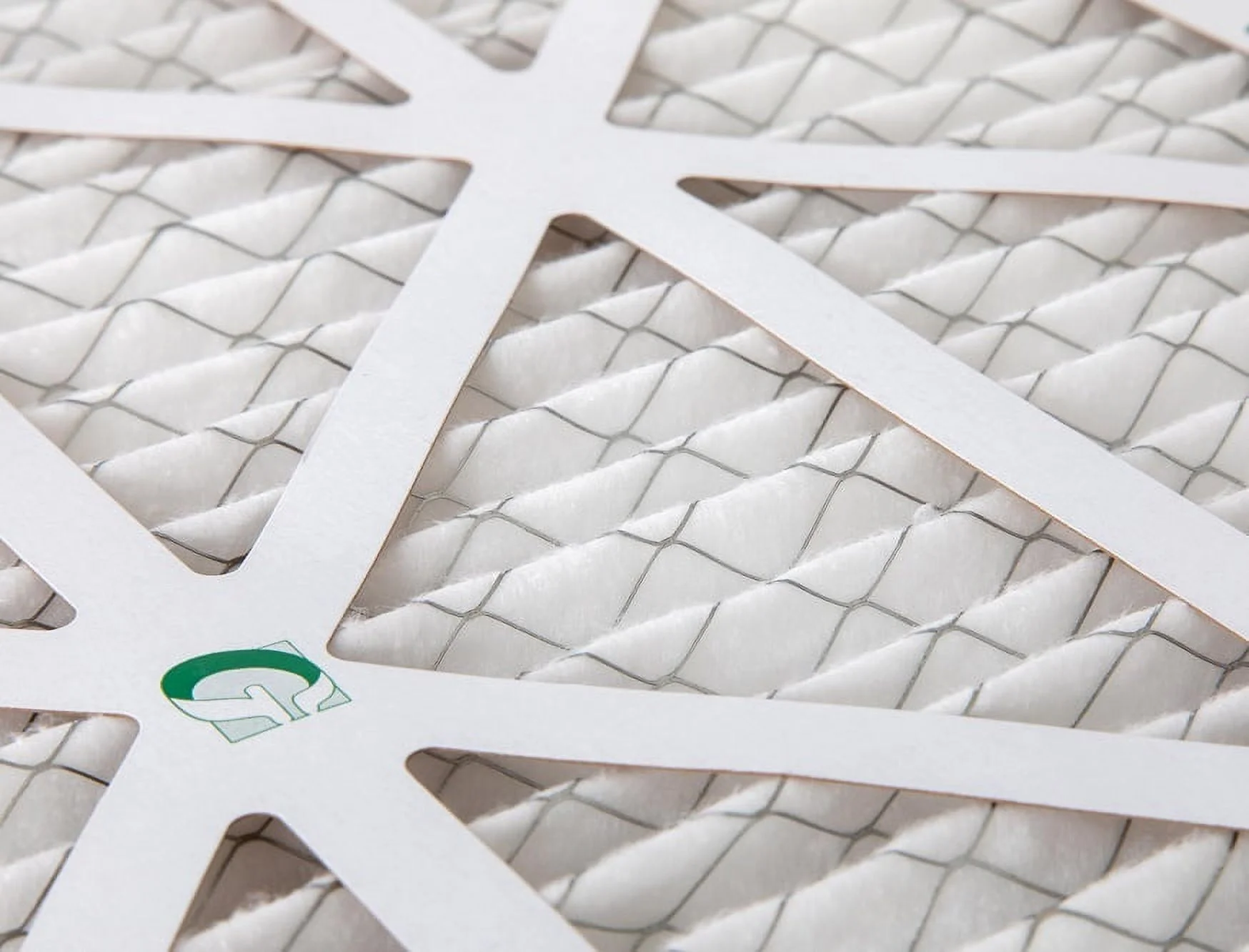 12 Pack of 10x24x1 MERV 13 Pleated Air Filters by Glasfloss. Actual Size: 9-1/2 x 23-1/2 x 7/8