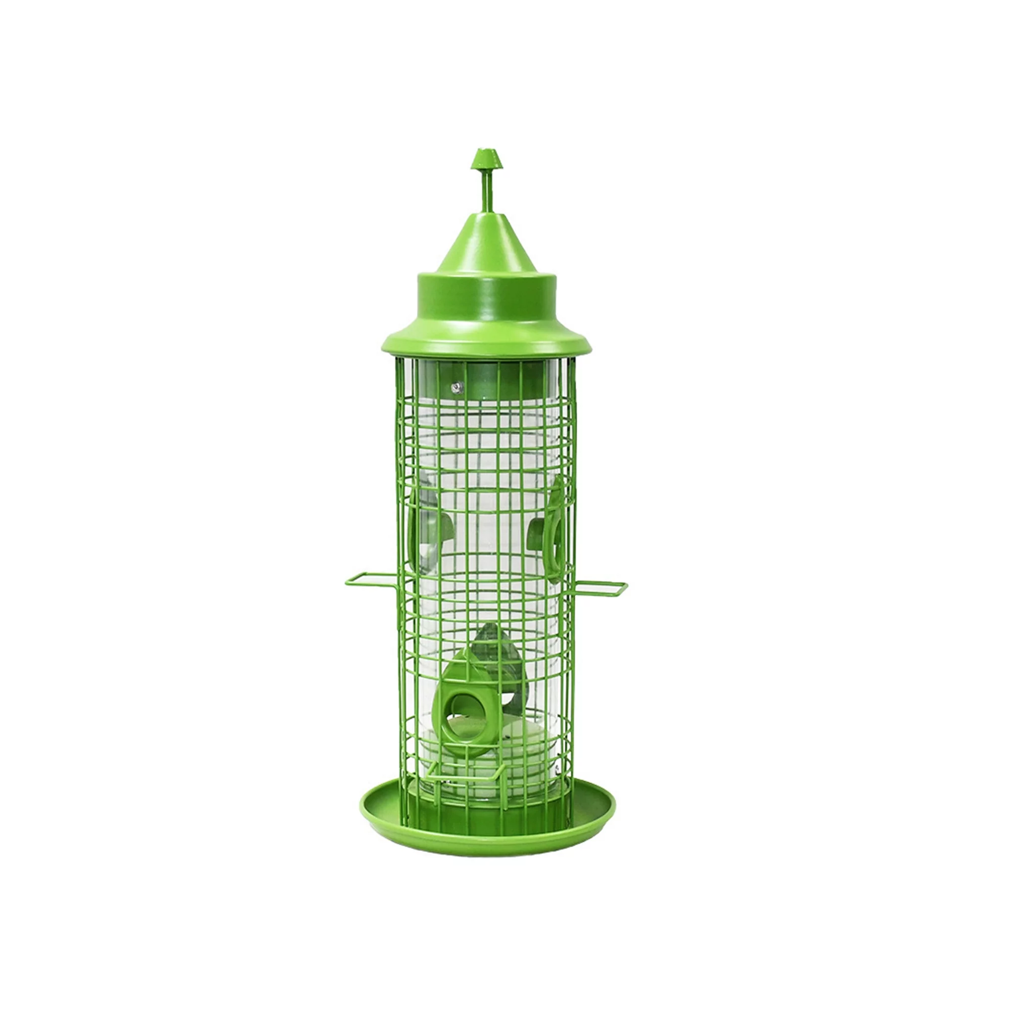 Cathoe Metal Bird Feeder Squirrel Proof Outdoor Bird Feeders for Outdoors Hanging