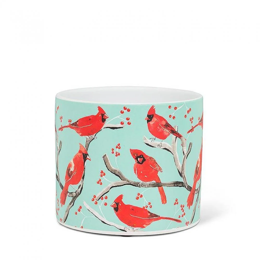 Cardinal Print Planter