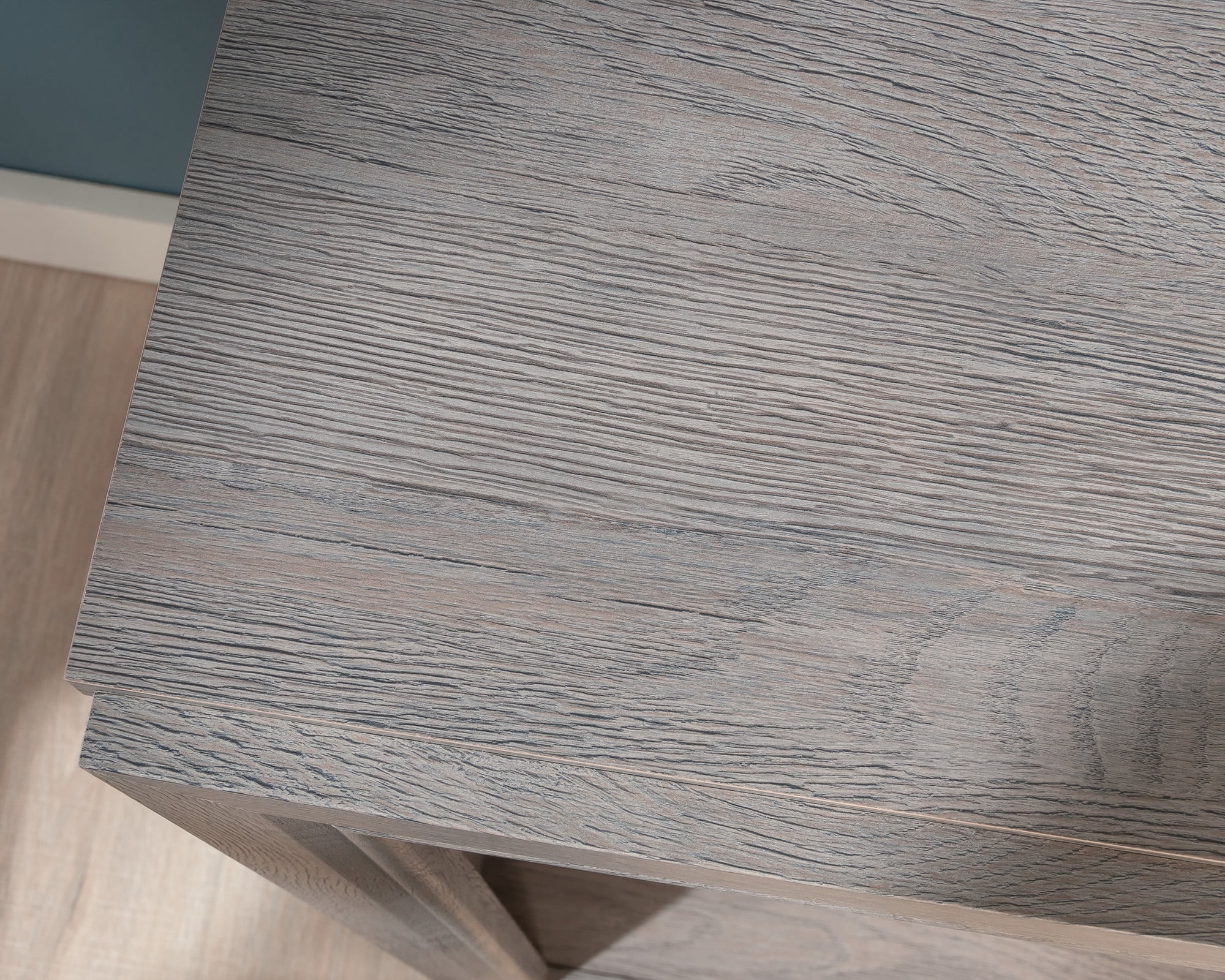 Hayes Garden 2-Shelf Office Bookcase in Ashen Oak