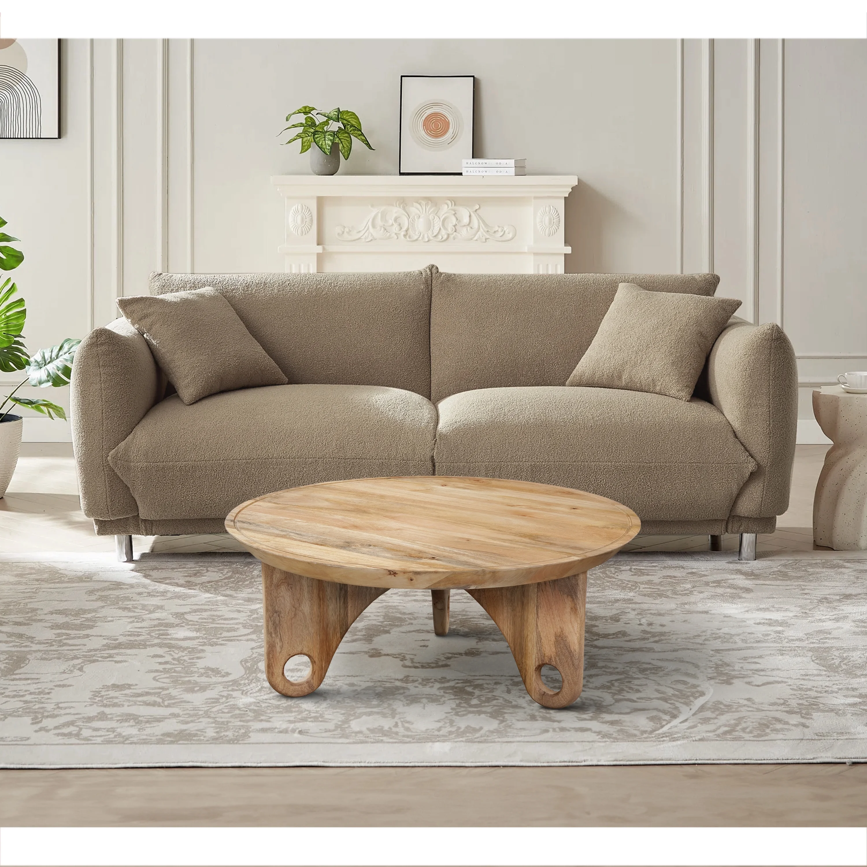 Mango Wood Coffee Table - Elevate Living Space