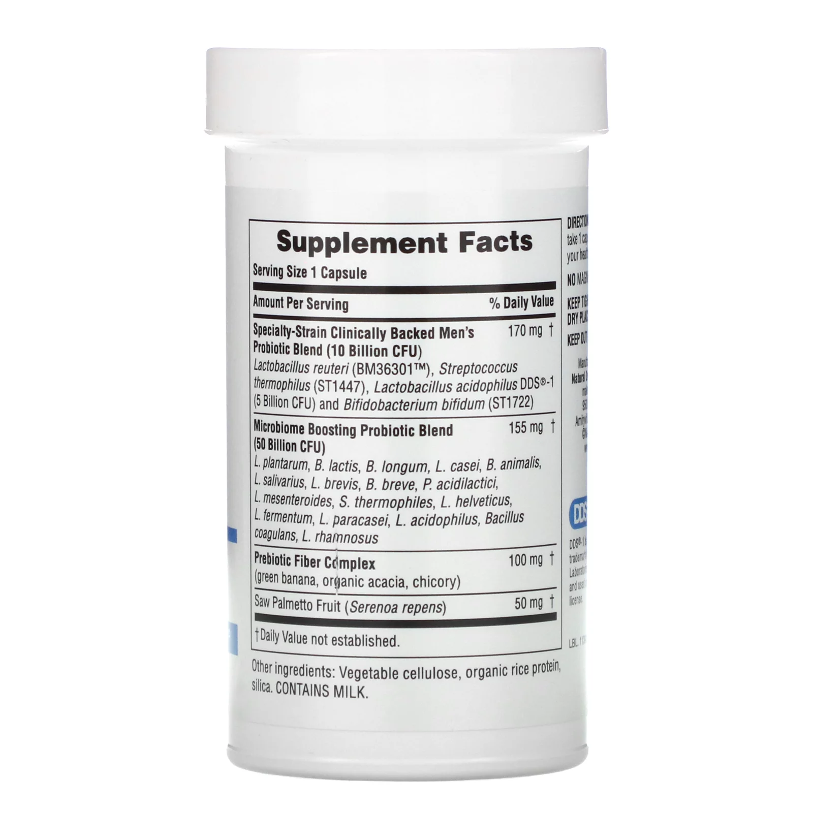 Nature's Plus GI Natural, Probiotic Men, 60 Billion CFU, 30 Capsules