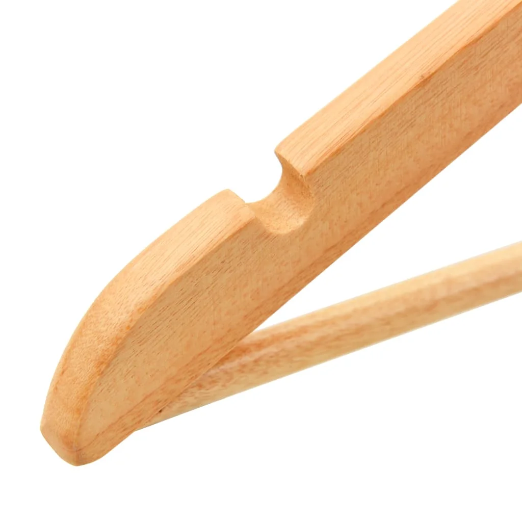 Tomshoo Non-slip Hardwood Clothes Hanger SetDurable and Sturdy, 20 pcs