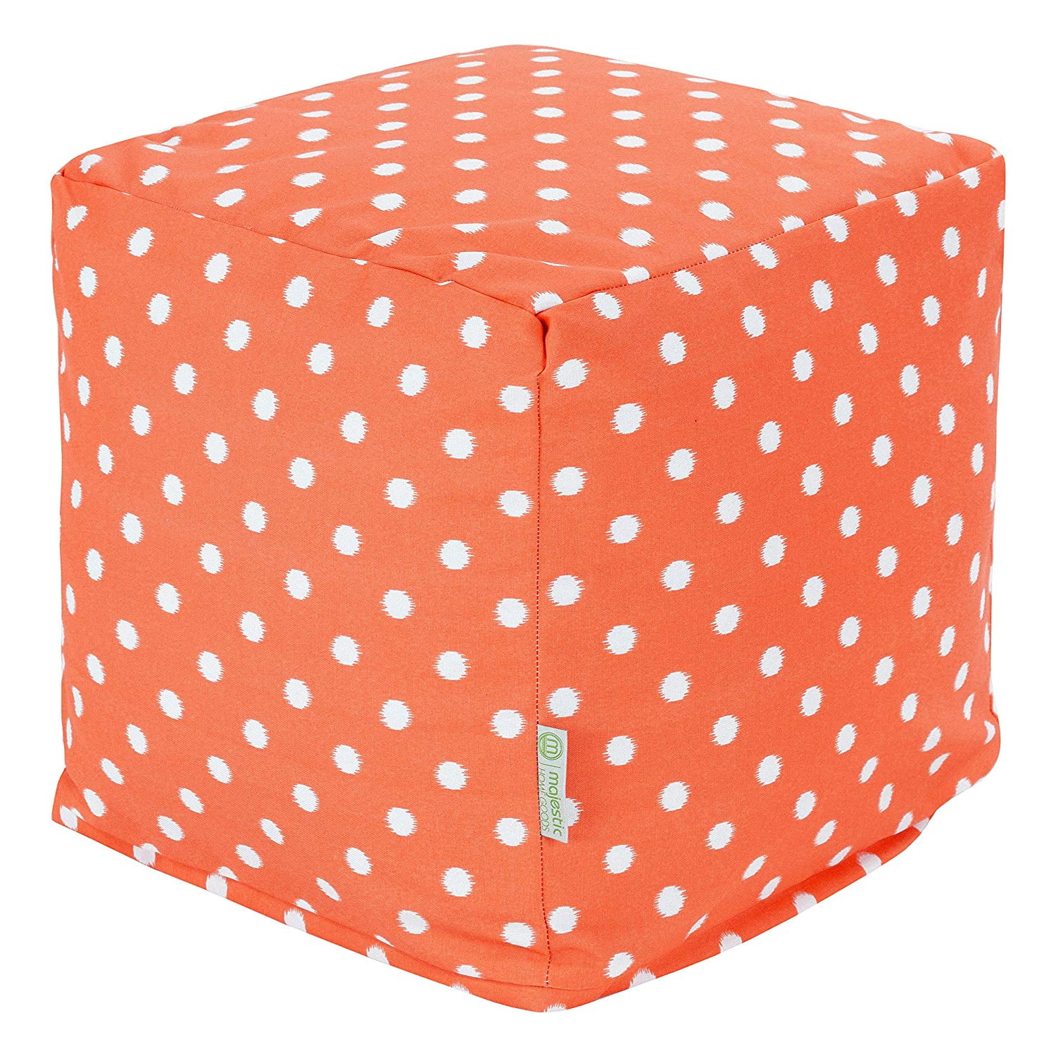 Majestic Home Goods Ikat Dot Indoor/Outdoor Ottoman Pouf Cube