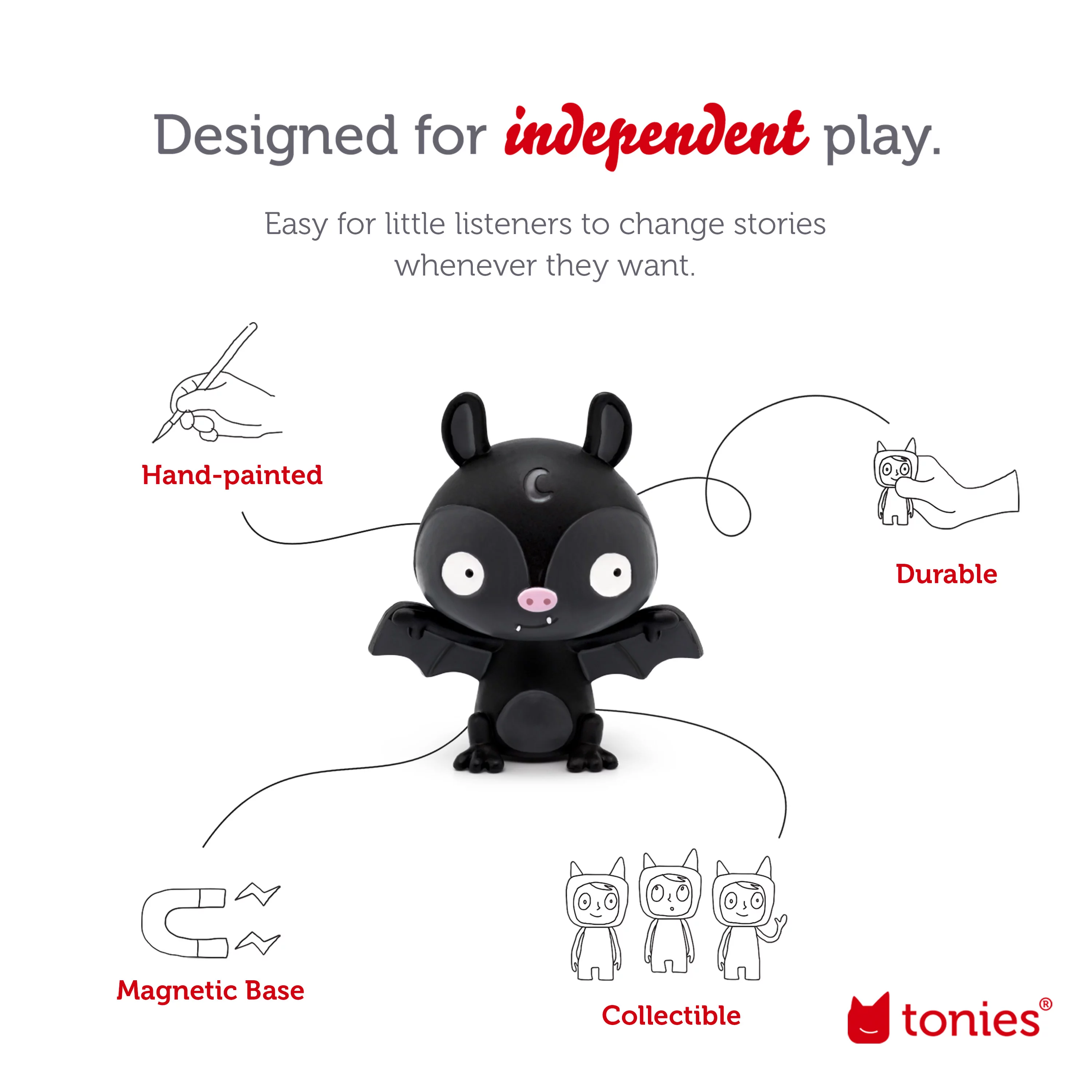 Tonies Halloween Audio Play Figurine with Spooky Songs