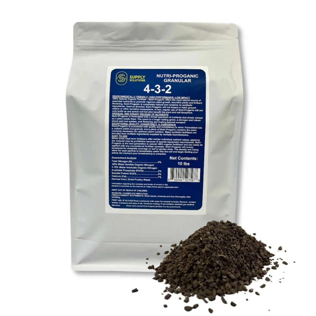 4-3-2 Nutri-Progranic Granular Premium Fertilizer - Feed Your Garden with Balanced Nutrients for Thriving Plants (10lbs)