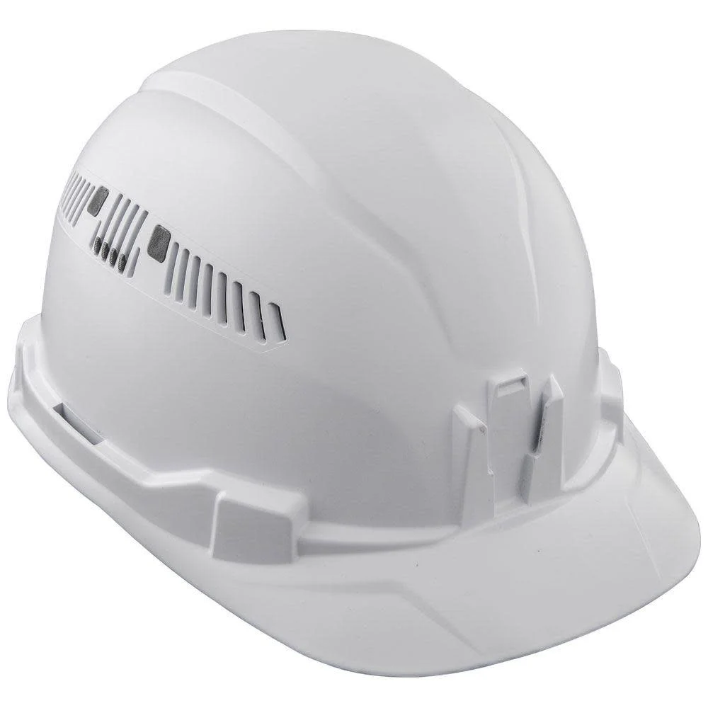 Klein Tools 60105 Vented Cap Style Hard Hat - White
