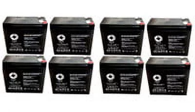 SPS Brand 12V 10Ah Replacement Battery (SG12100T2) for SHOPRIDER ECHO 3 SL73 (8 Pack)