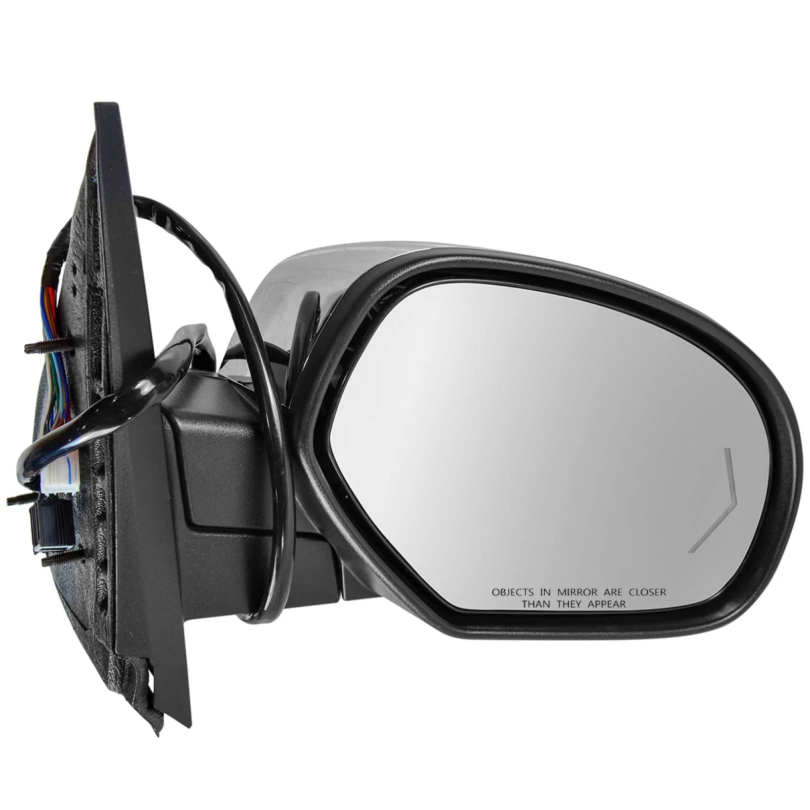 TRQ Mirror Power Folding Heated 11 Dot LED Turn Signal Passenger Side RH for GM MRA08175 Fits select: 2009-2014 CHEVROLET SILVERADO, 2007-2014 CHEVROLET TAHOE