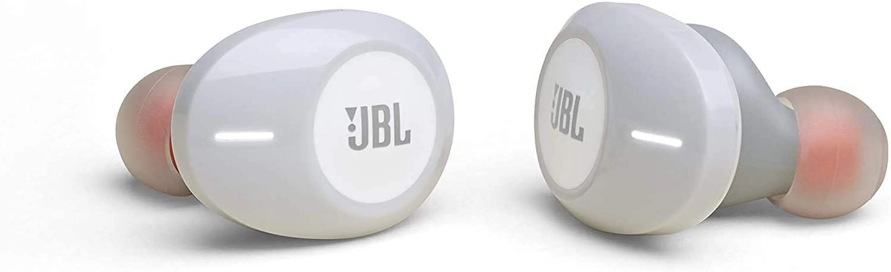 JBL TWS True Wireless in-Ear Headphones Bundle with Deluxe Hardshell Case (Tune 120TWS, White)