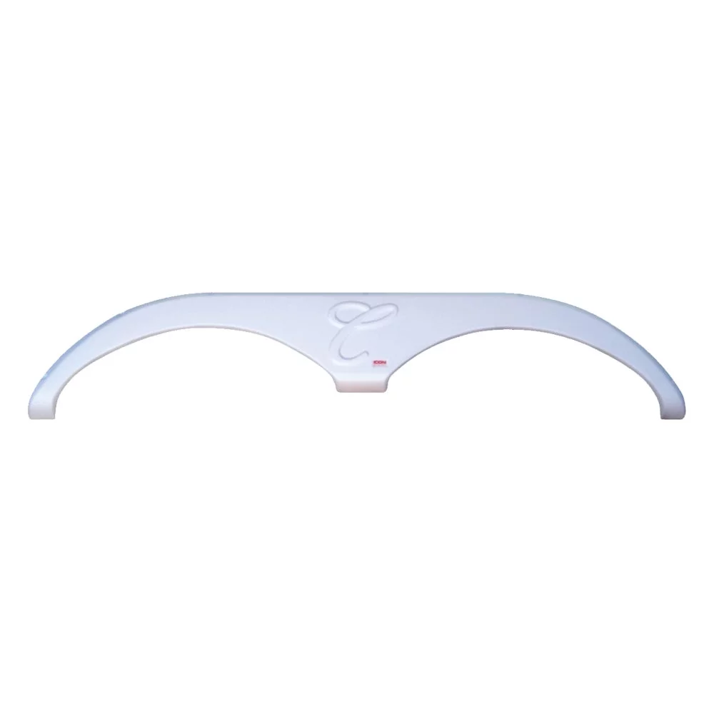 Icon 01655 Tandem Axle Fender Skirt FS785 for Forest River Cardinal - Polar White