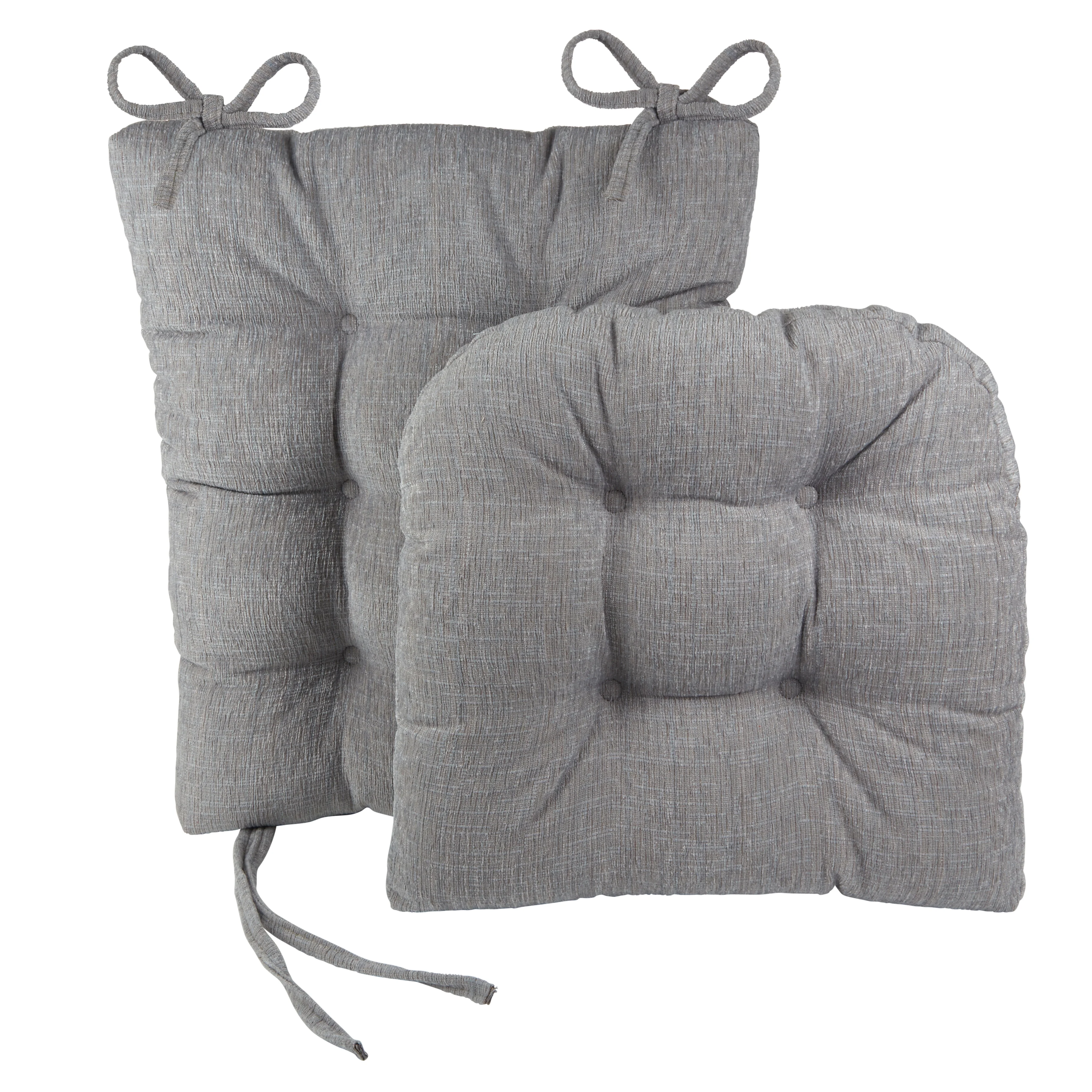 The Gripper Non-Slip Chenille Rocking Chair Cushion Set