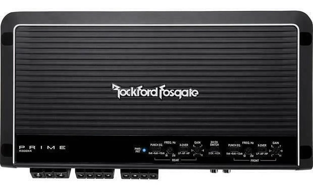 Rockford Fosgate R300X4 300W Four Channel Prime Class A/B Car Amplifier NEW!