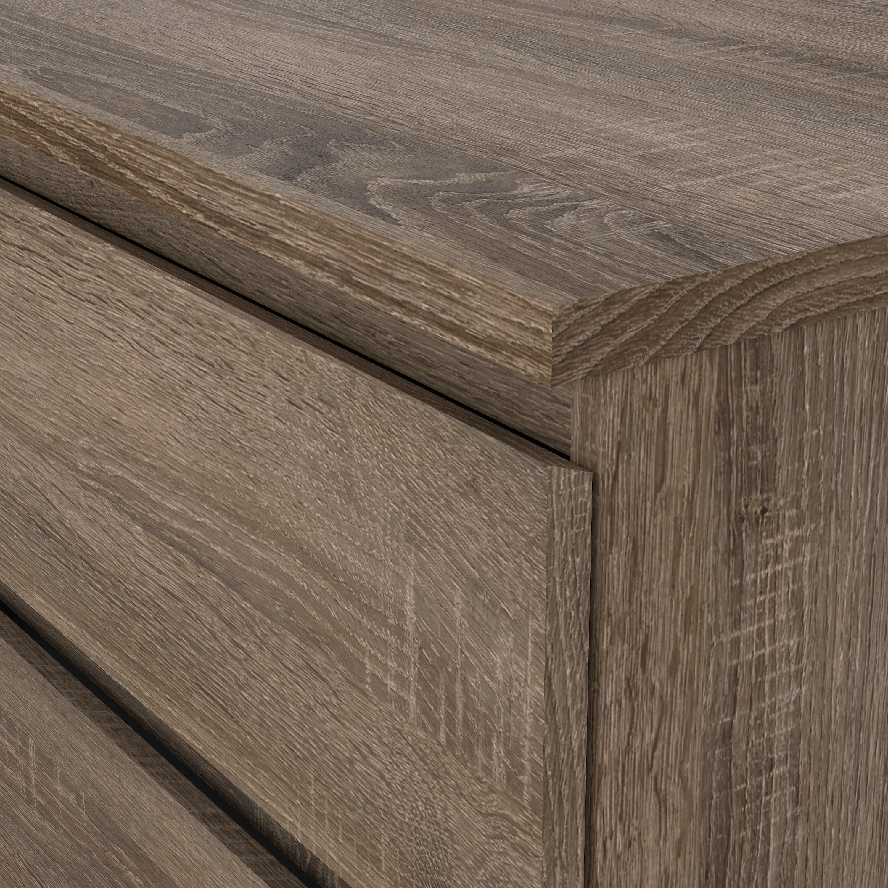 Scottsdale 6 Drawer Double Dresser, Truffle Oak