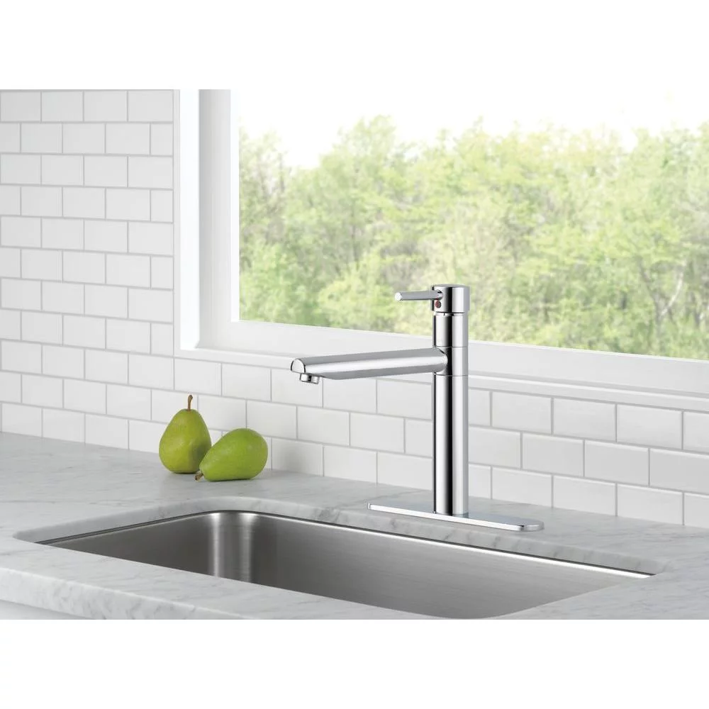 Delta Trinsic One Handle Chrome Kitchen Faucet
