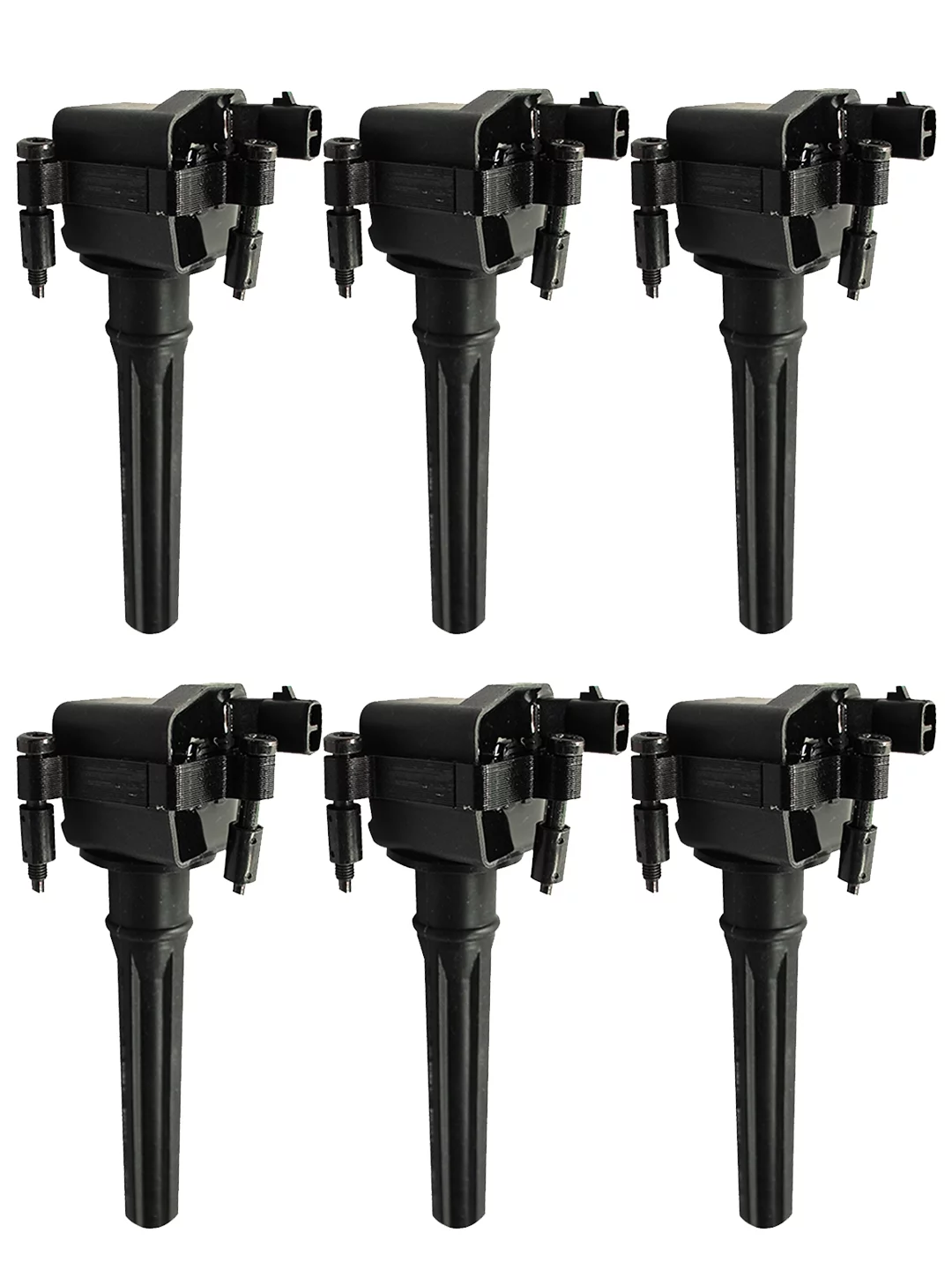 Set of 6 ISA Ignition Coils Compatible with 1997-2004 Chrysler 300M Concorde Intrepid LHS Pacifica Prowler Dodge Plymouth V6 3.2L 3.5L Replacement for C1178 UF-269 UF-395