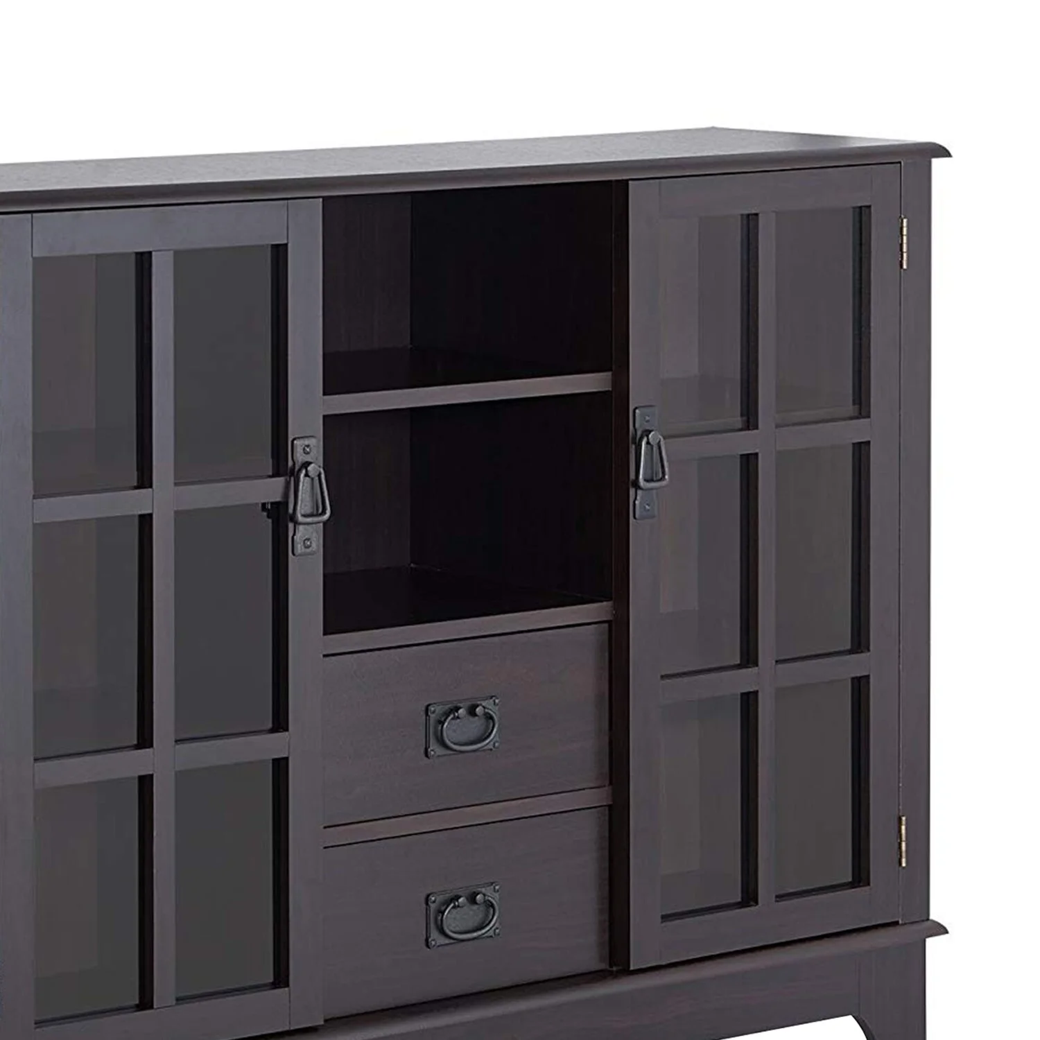 Benjara Dubbs Console Table, Espresso Brown-Color:Espresso Brown