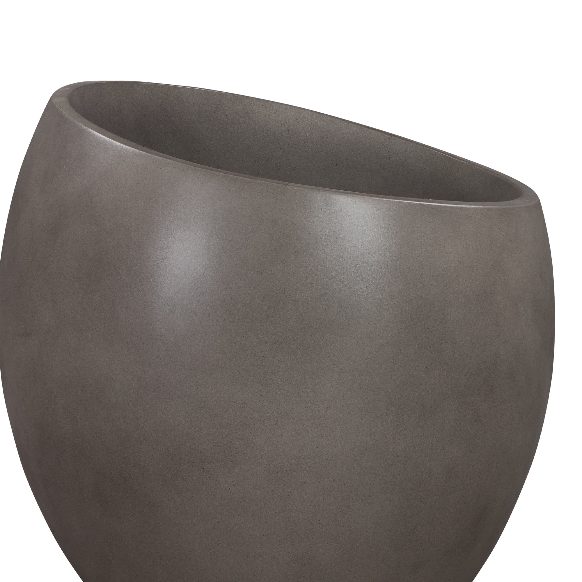 Moonstone Large indoor outdoor Planter in Grey Concrete