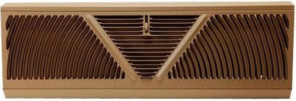 Shoemaker Brown Extended Height Baseboard Registers - 15