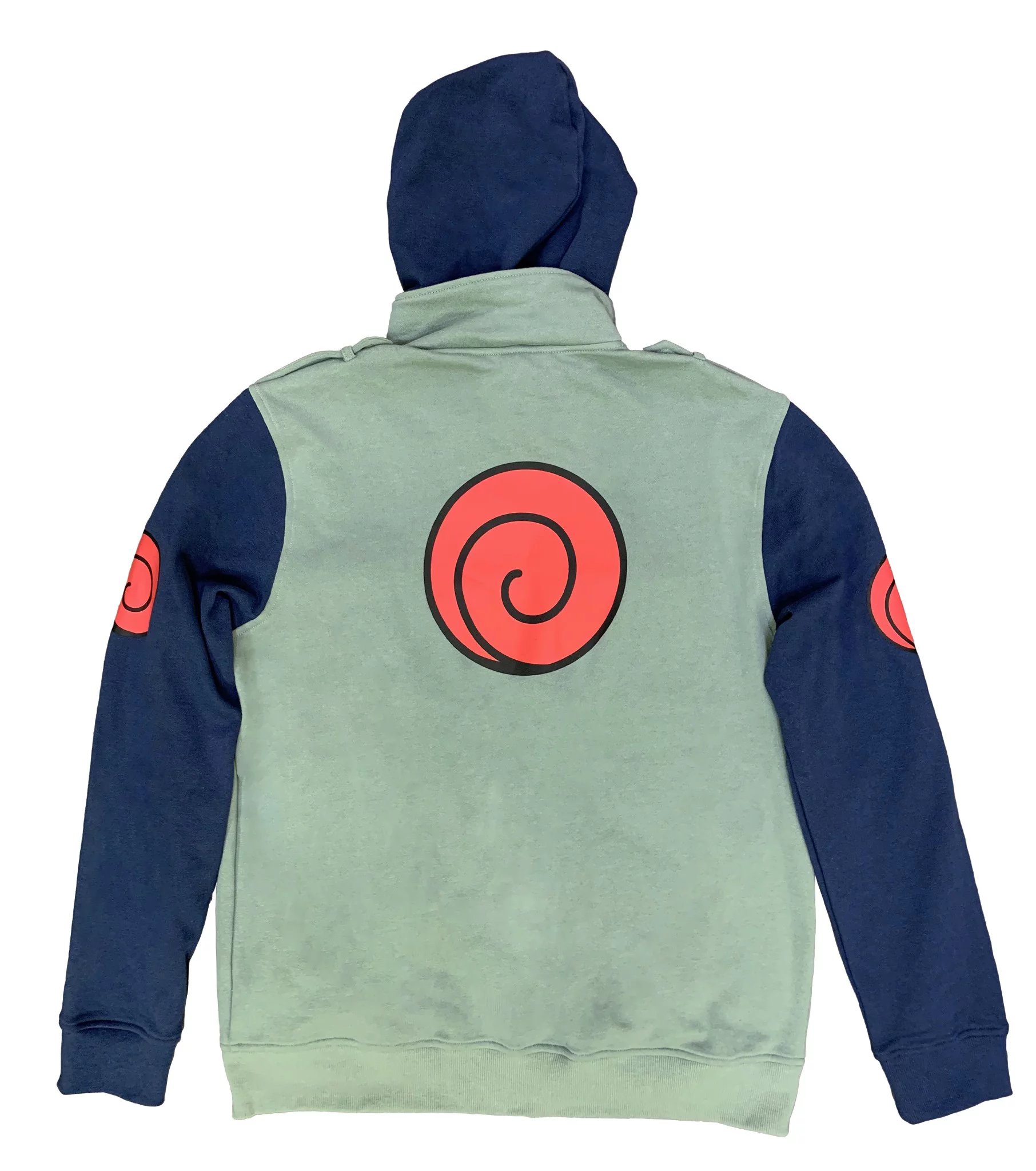 Naruto Shippuden Kakashi Hatake Cosplay Military Style Hoodie With Headband L