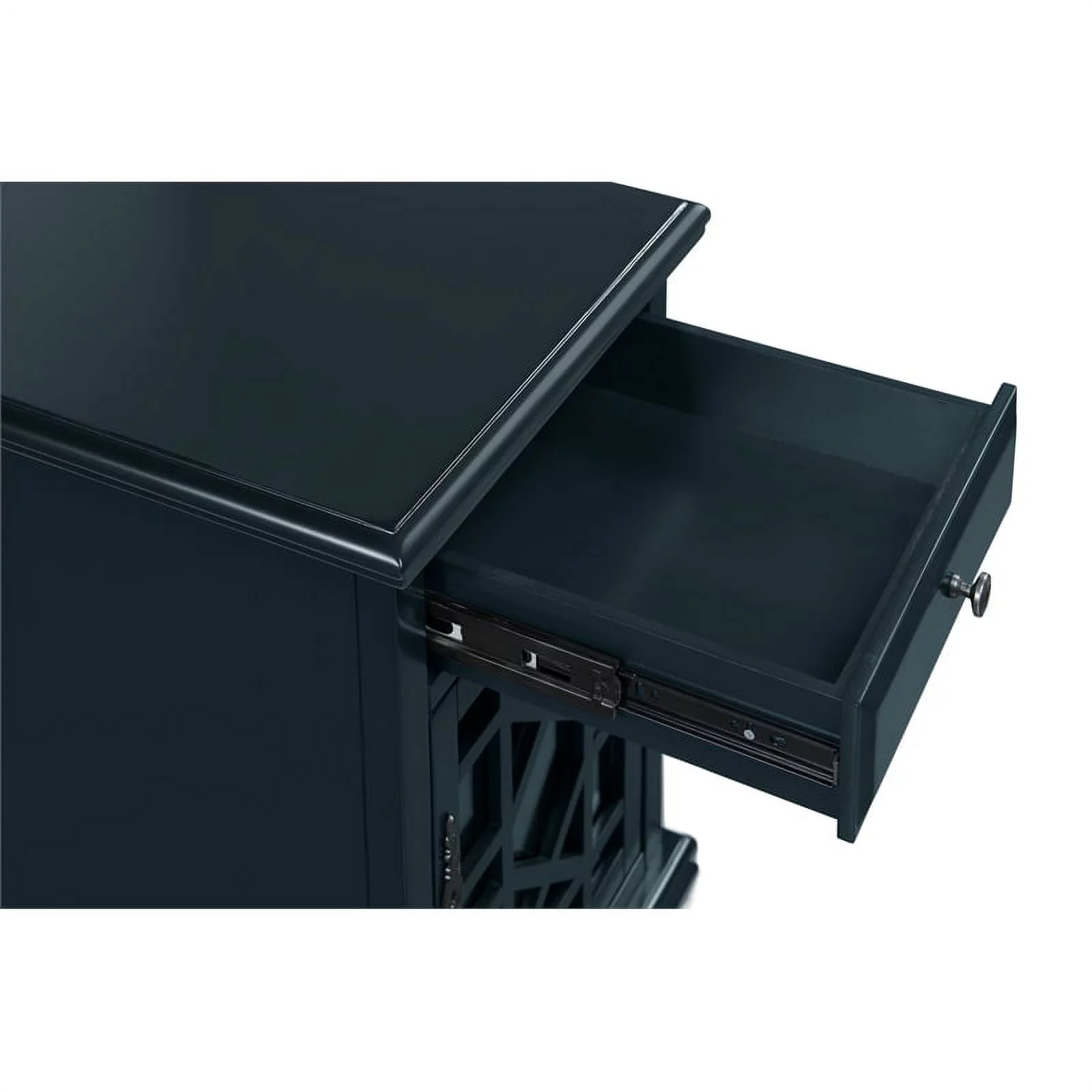 Home Square 2-Piece Set with Elegant Chairside Table & 38