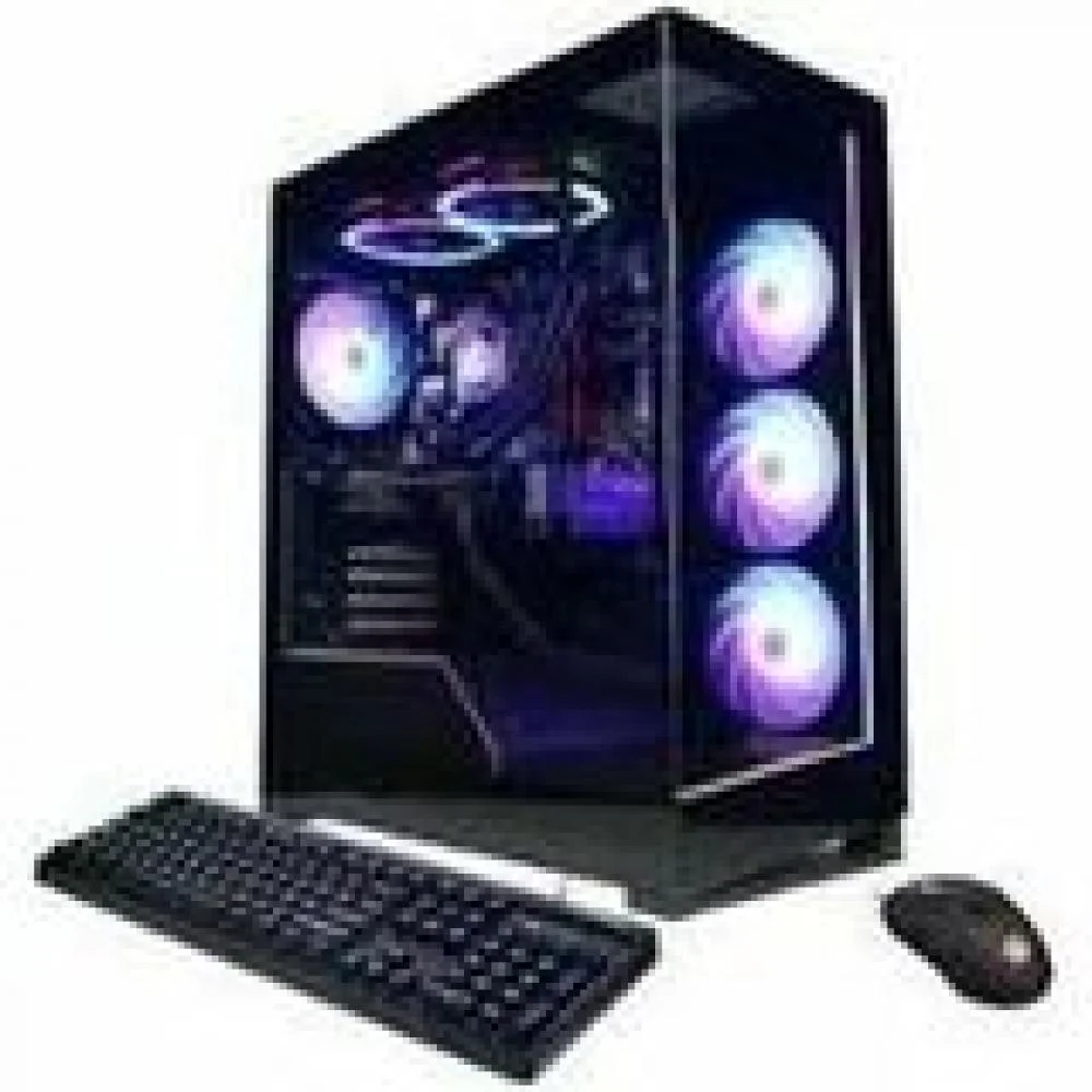 CyberPowerPC Gamer Supreme SLC8960CPGV11 Gaming Desktop Computer - Intel Core i7 14th Gen i7-14700KF - 32 GB - 2 TB SSD - Mid-tower - Black - Intel Z790 Chip - Windows 11 Home 64-bit - NVIDIA GeFor...