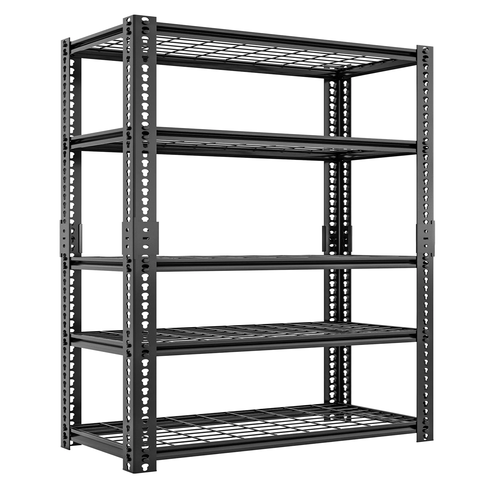 MOPHOTO Adjustable 5 Tier Garage Shelving Heavy Duty Support 2000lbs, 36