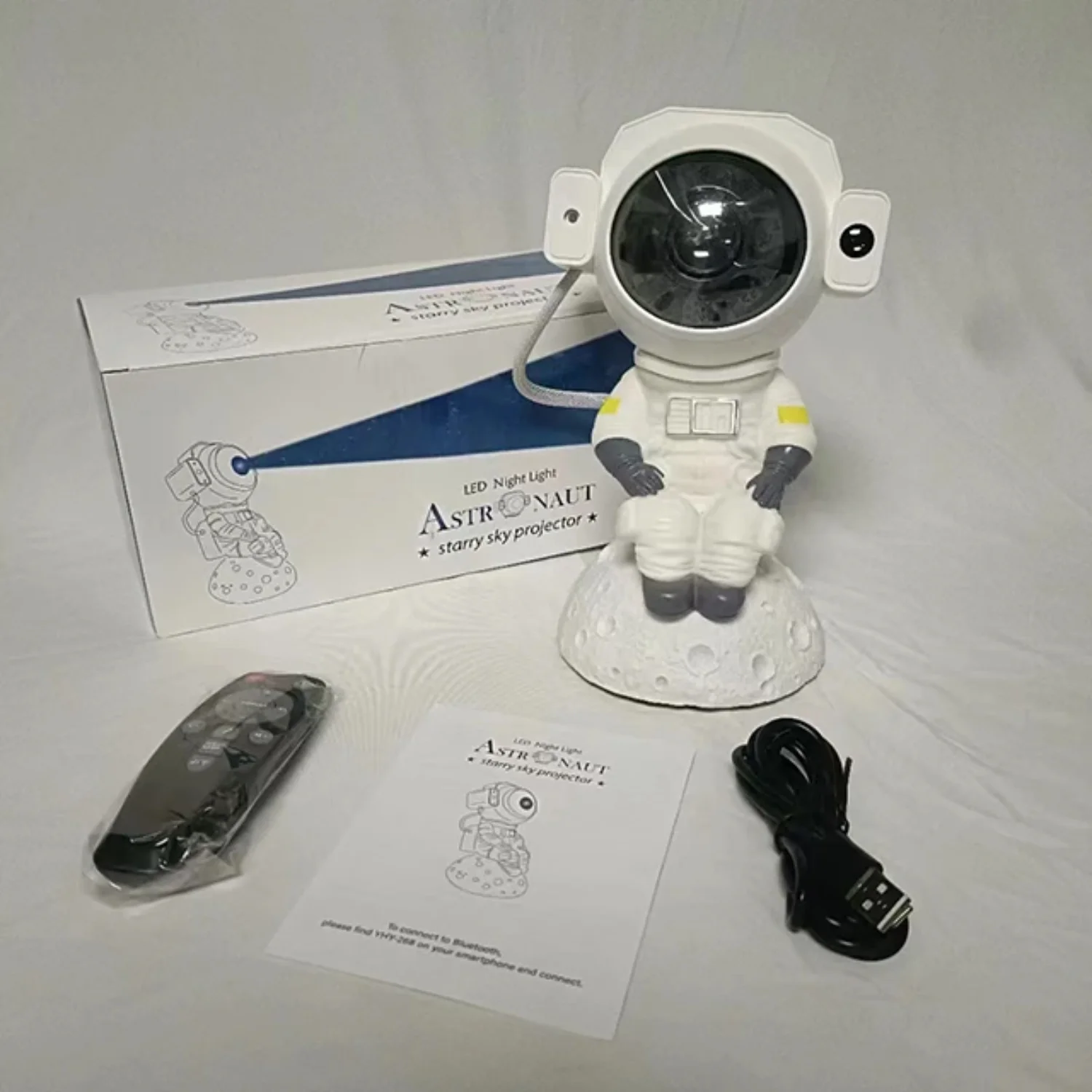 2024 Magical Music Star Projector Night Light with Timer  9 Model Astronaut Space Projector Starry Nebula Ceiling LED Decor Lamp - Perfect for Creating a Dreamy Atmosphere.