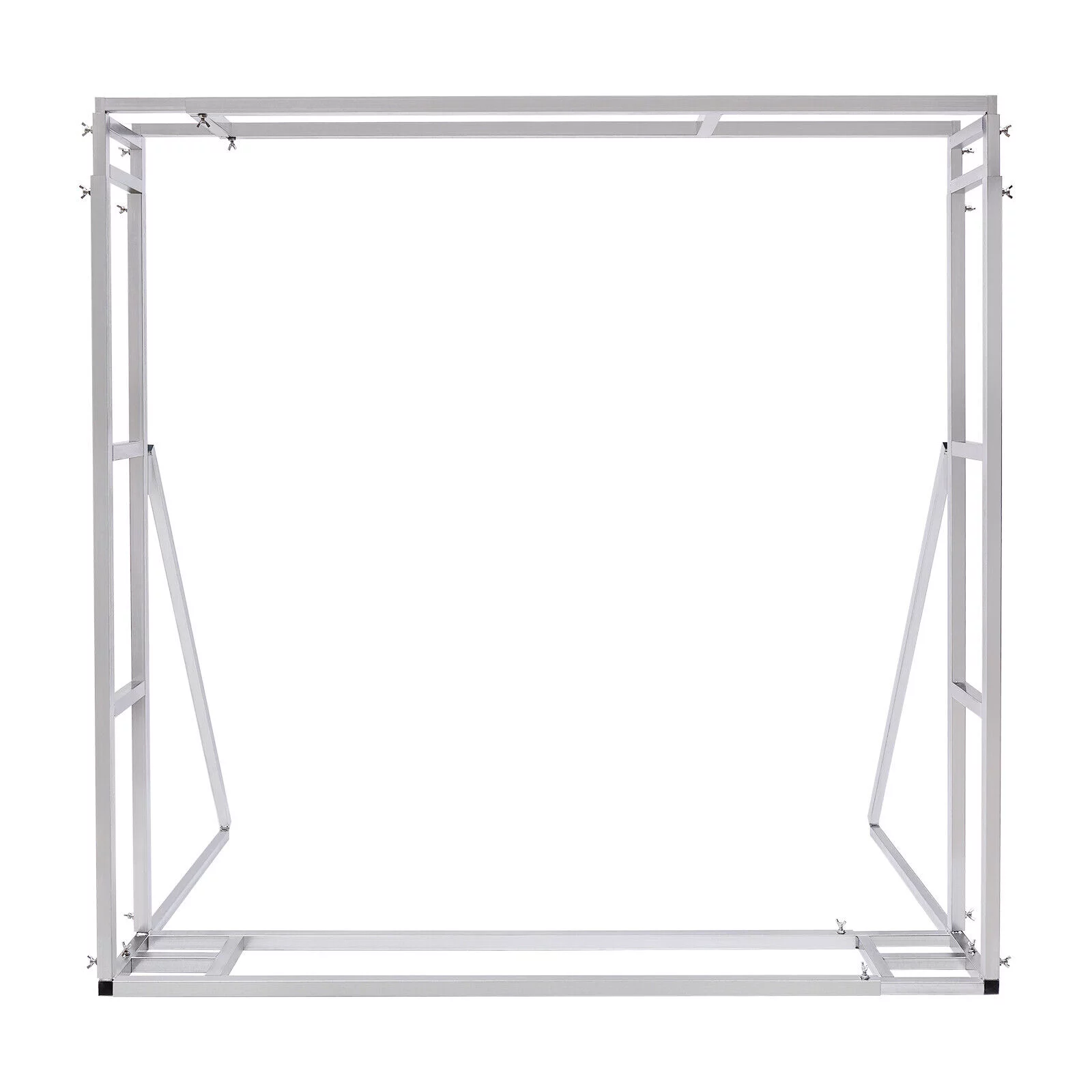 9.8ft x 9.8ft Photography Backdrop with Wind-Proof Braces, Freestanding Telescopic Backdrop Stand Kit Heavy-Duty