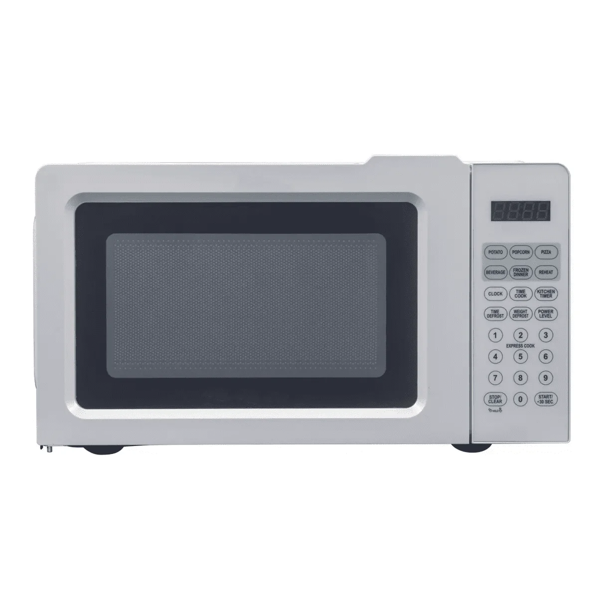 JYY White 700W Countertop Microwave Oven - Large capacity design, even heating, brings convenience to your cooking