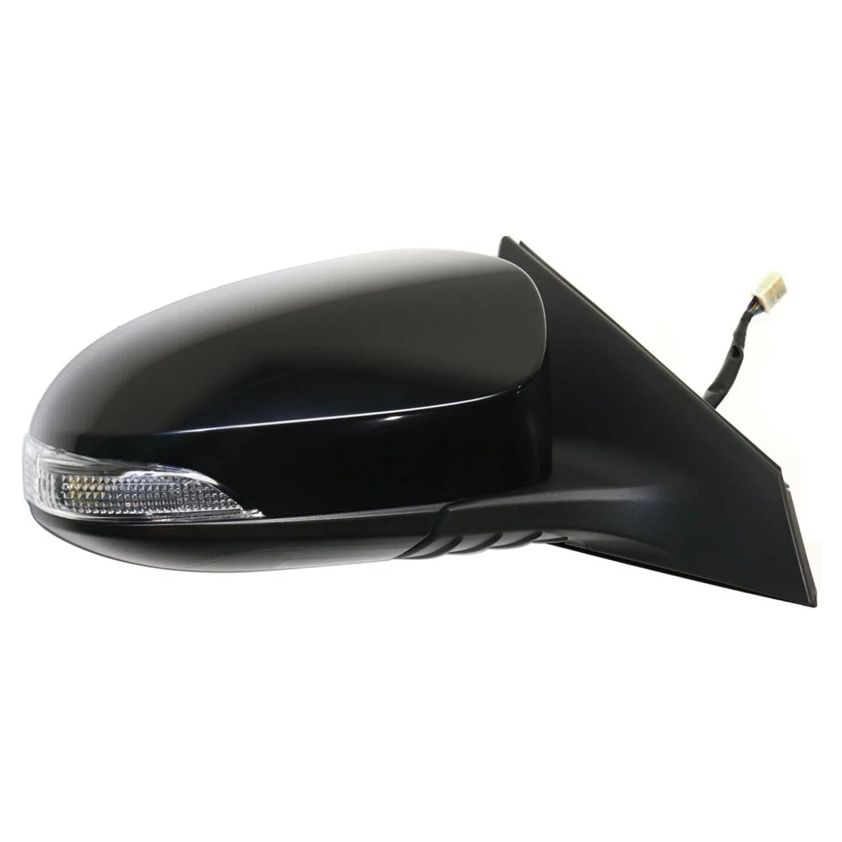 AutoShack Passenger Side Mirror Power Manual Folding Heated Smooth Replacement for 2013-2014 Toyota Avalon 2.5L 3.5L V6 FWD KAPTO1321292