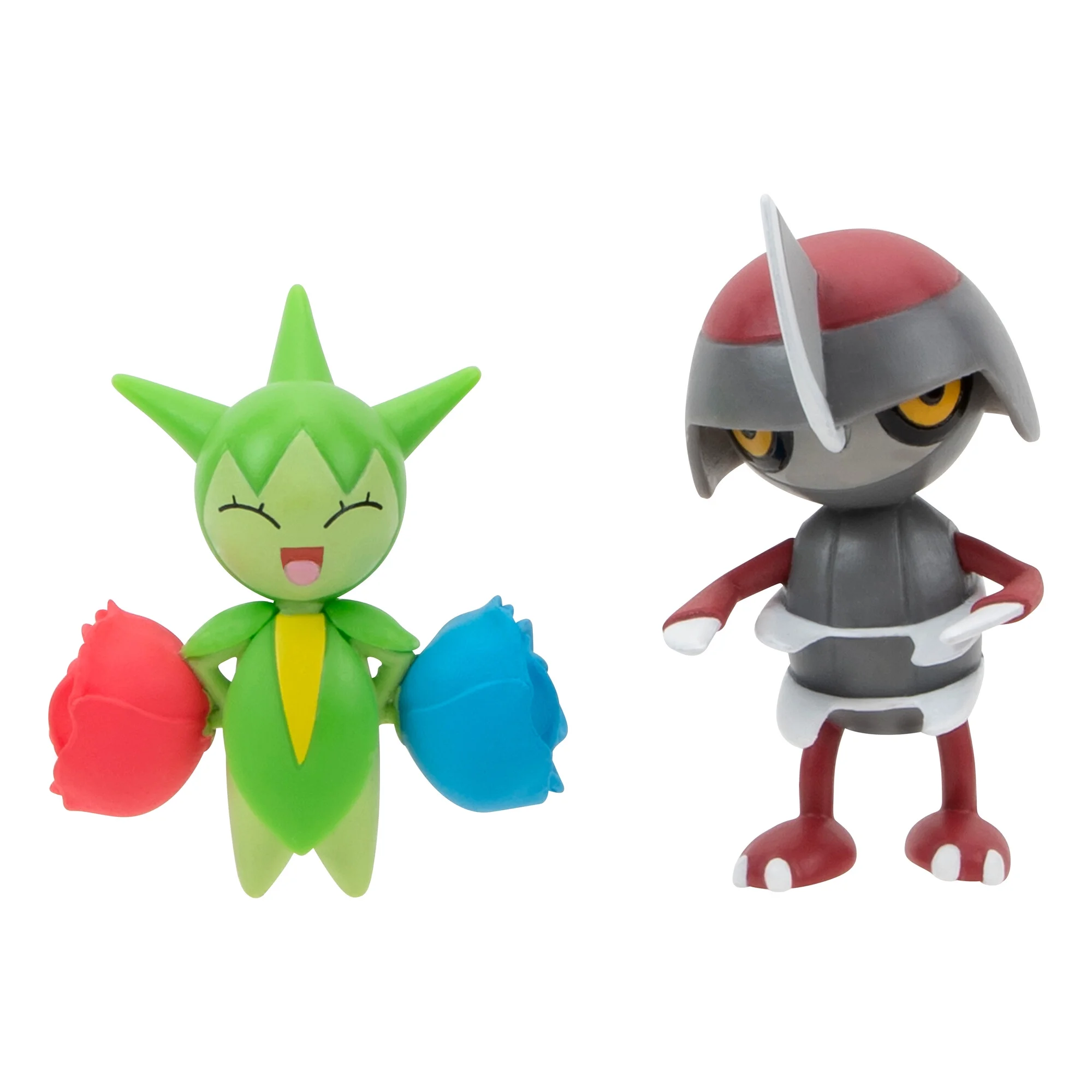 Pokemon Battle Figure 2 Pack - Features 2 inch Pawniard & Roselia