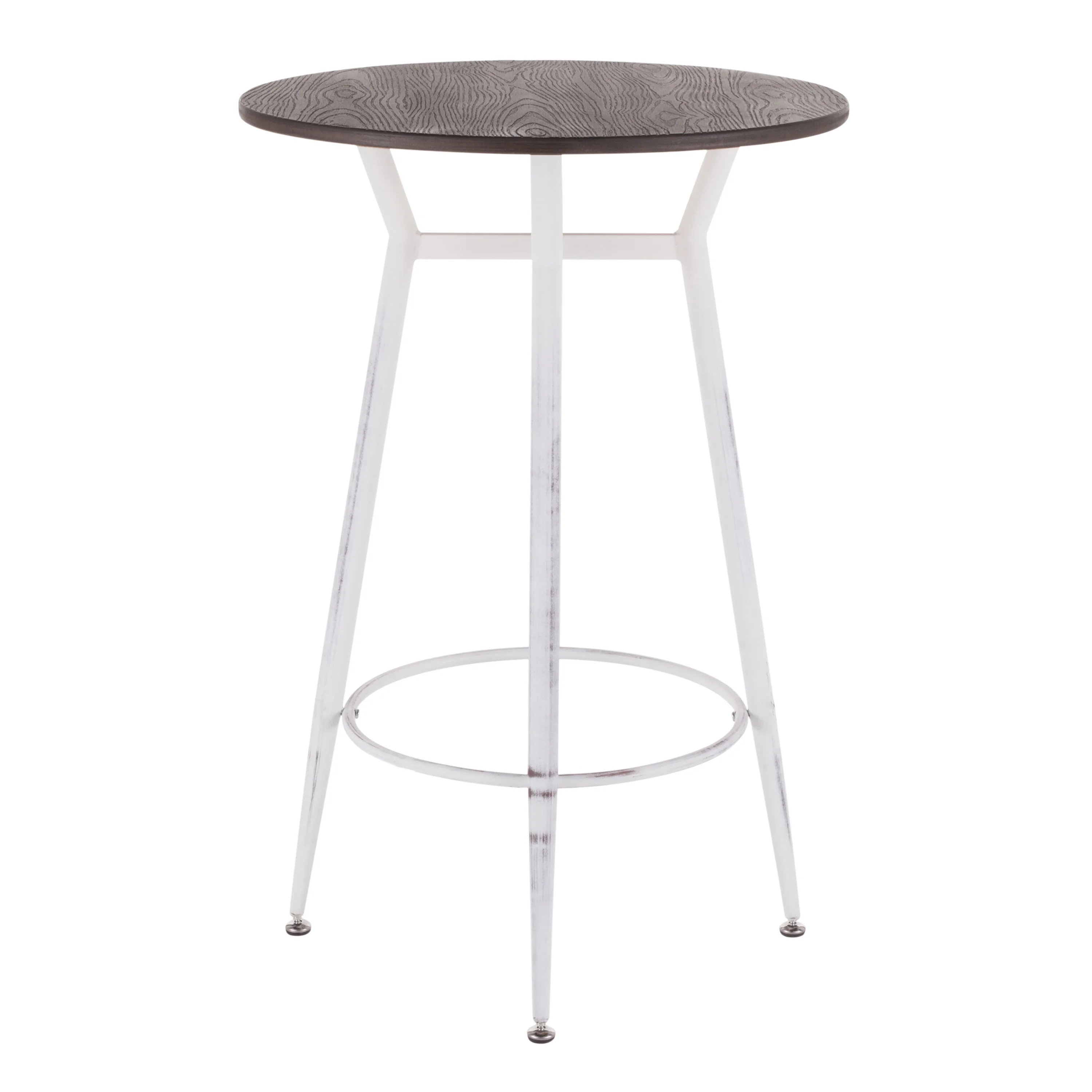 Industrial Round Bar Table - 27.0 - Elevate Your Space