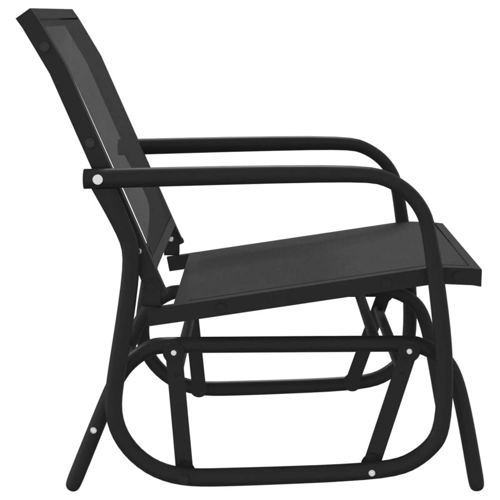 Aibecy Garden Glider Chair Black 24