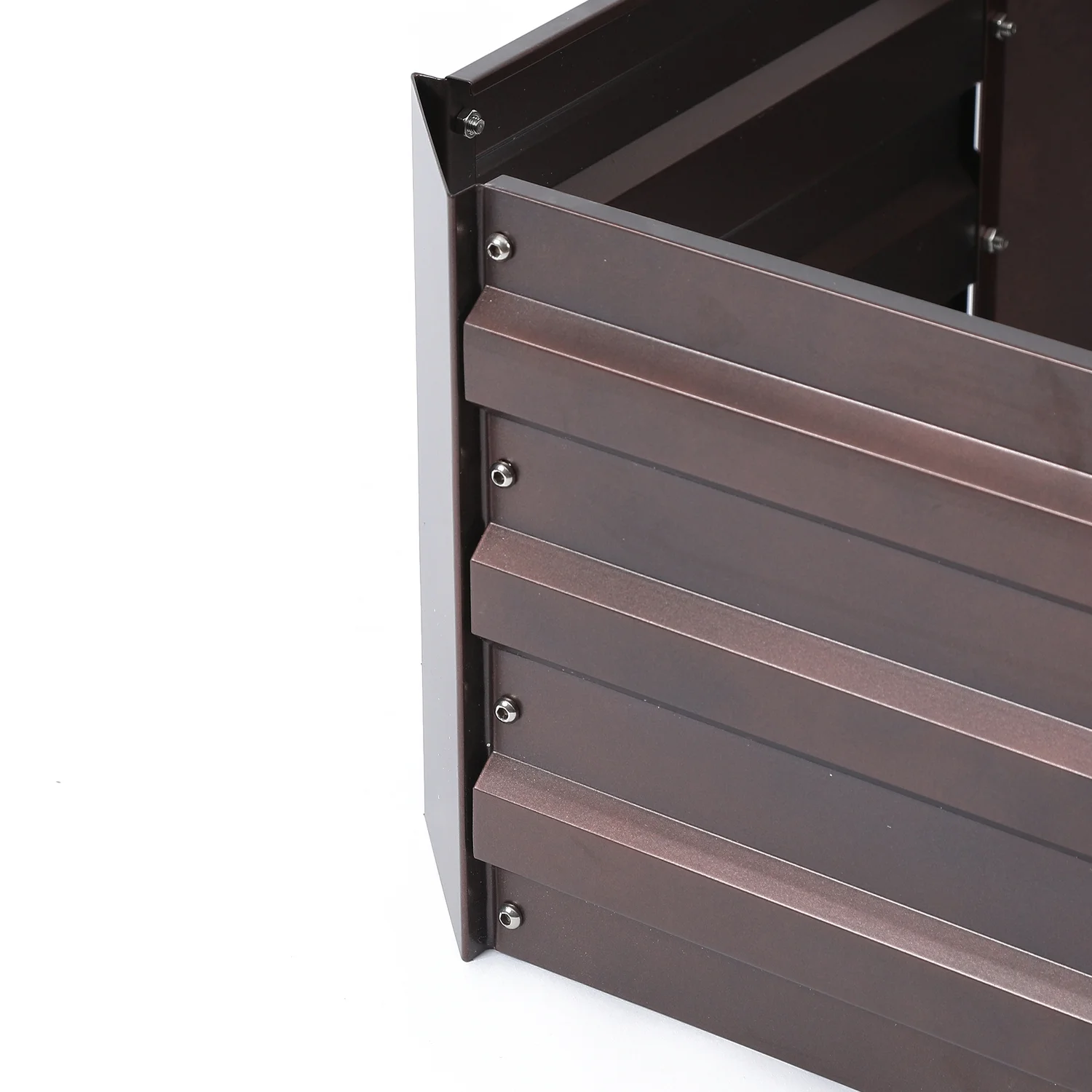 HomeStock Retro Relaxation Brown Metal 32