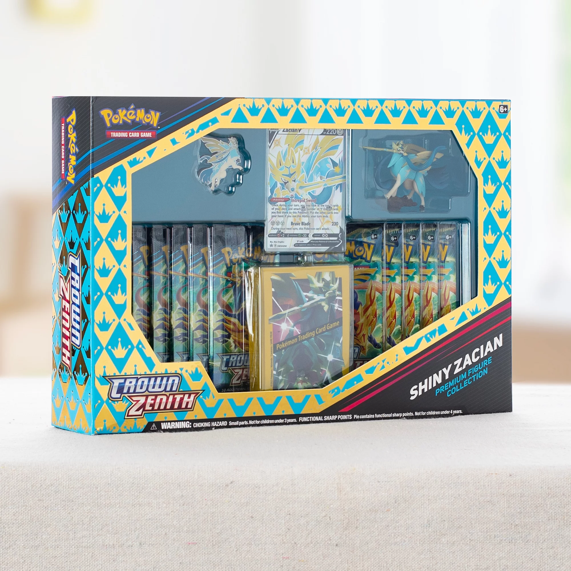 Pokémon Trading Card Games SAS12.5 Crown Zenith Premium Shiny Figure Box - Zacian