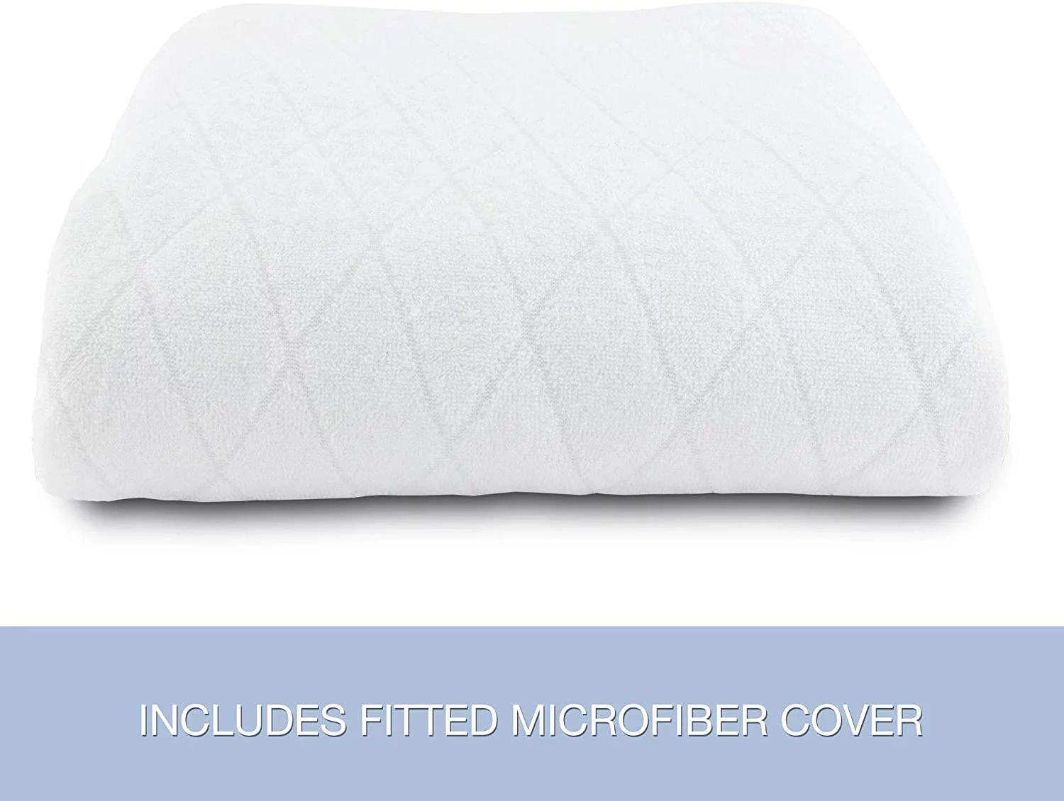Wedge Pillow - Memory Foam Overlay - 31x28x7 Recommended for Acid Reflx & Other Sleep Issues