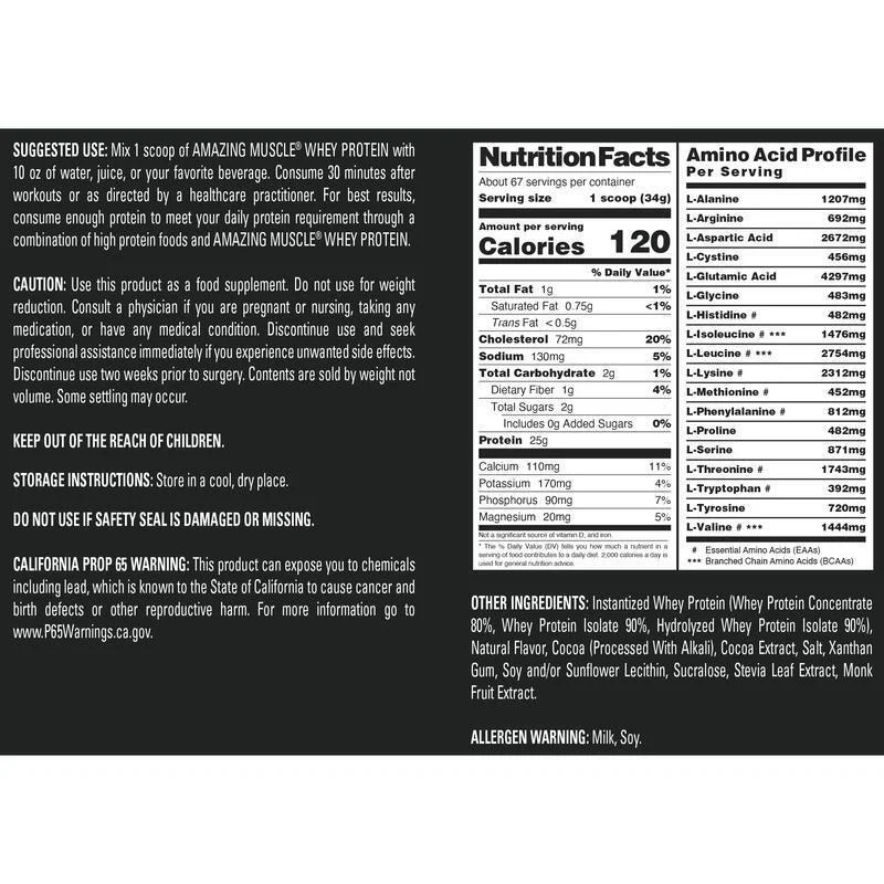 WHEY PROTEIN | Isolate&Concentrate | 5lbs-Health, Nutrition, Fitness supplement