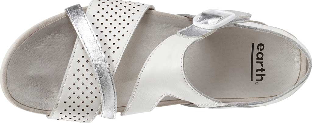 Women's Earth Linden Laguna Slingback Sandal White Leather 9.5 M