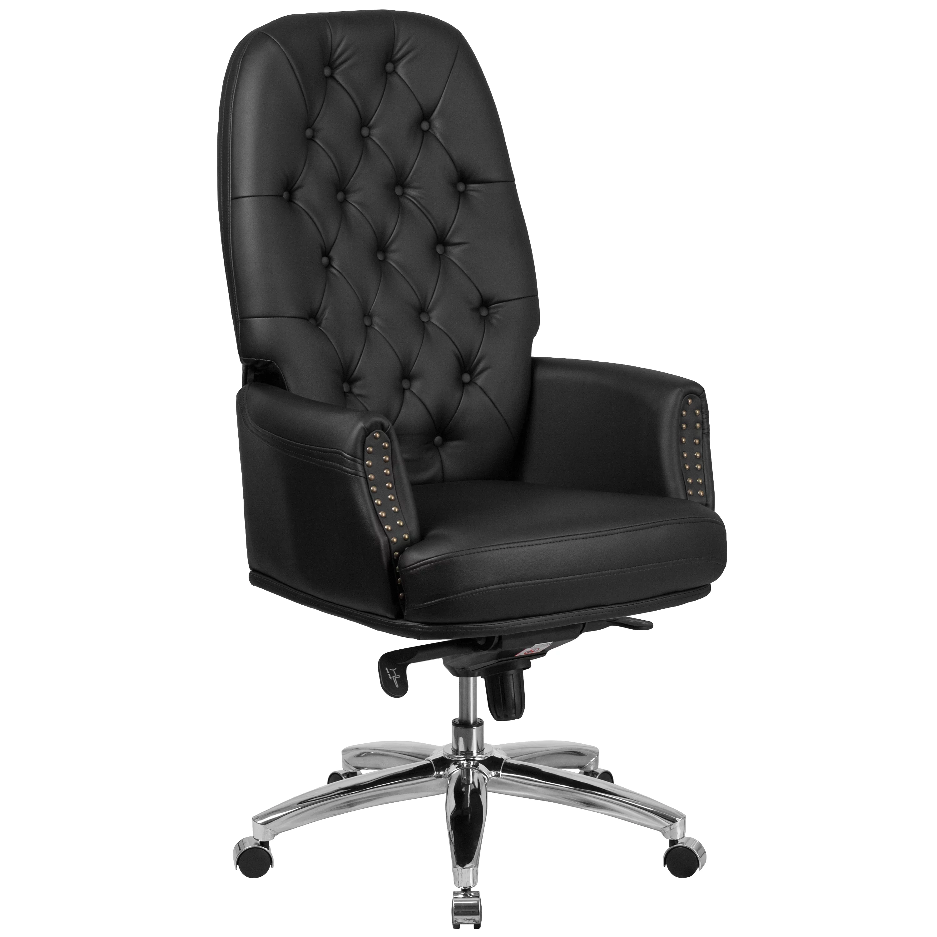 Emma + Oliver High Back Traditional Black LeatherSoft Multifunction Ergonomic Office Chair